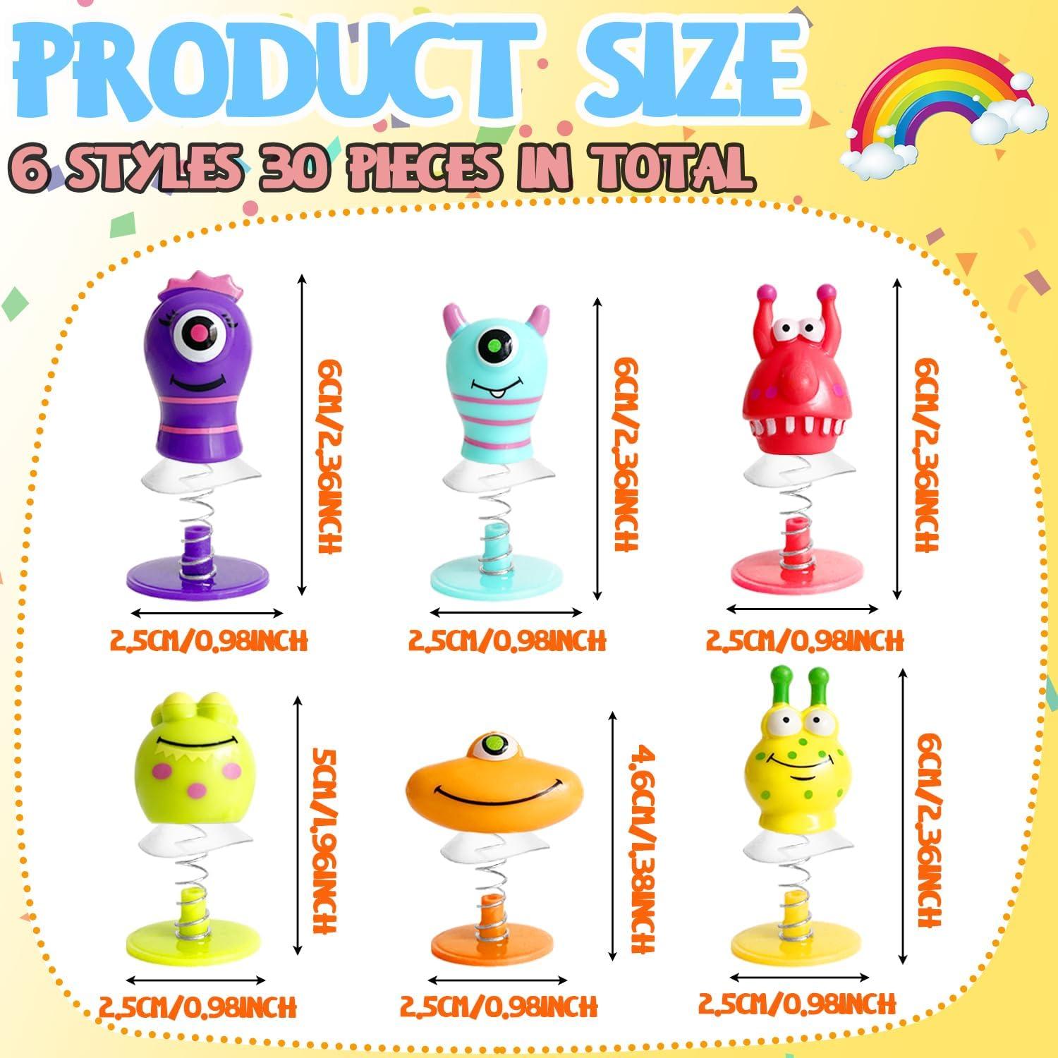 30 Juguetes Lanzadores de Primavera Monstruo Ojos Grandes