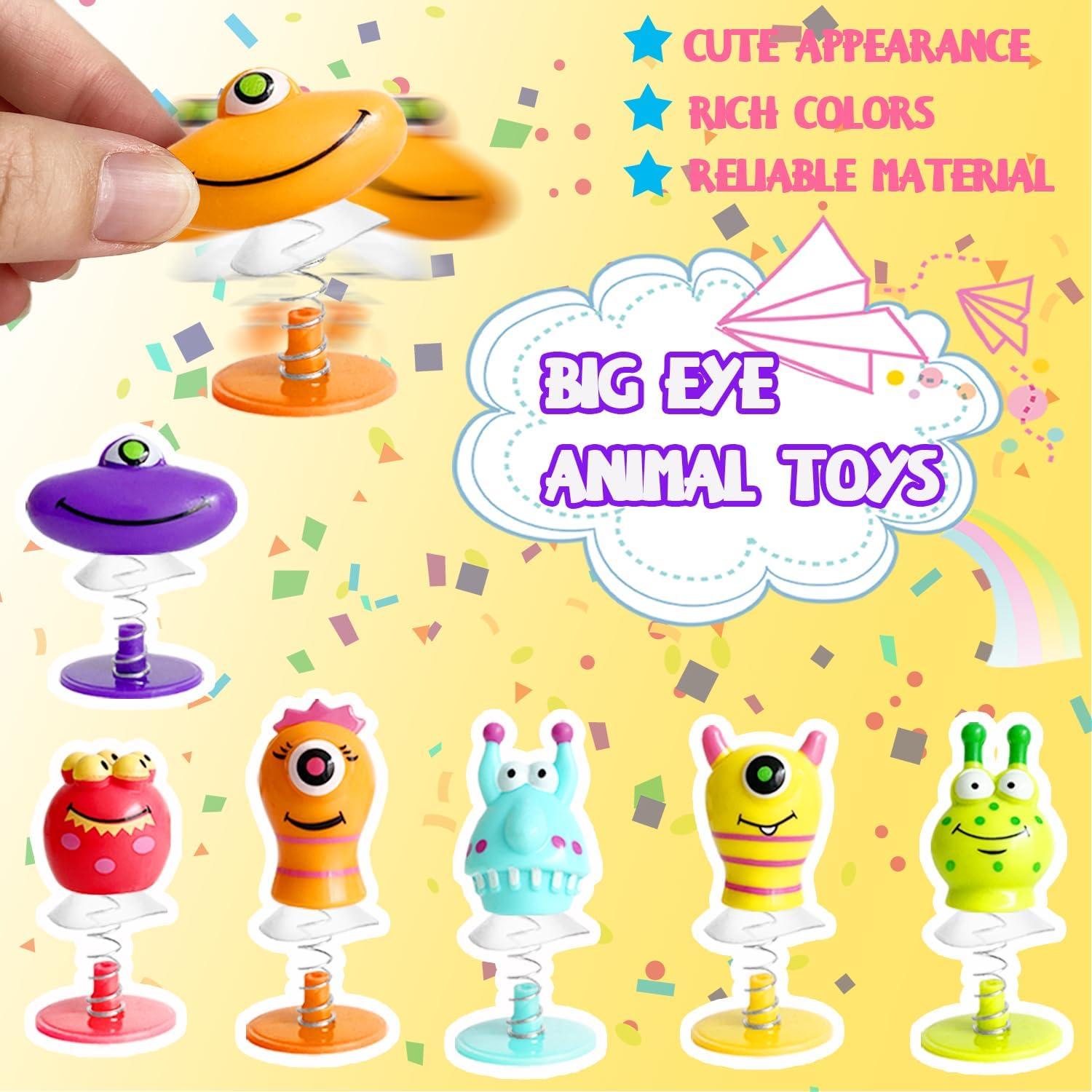 30 Juguetes Lanzadores de Primavera Monstruo Ojos Grandes