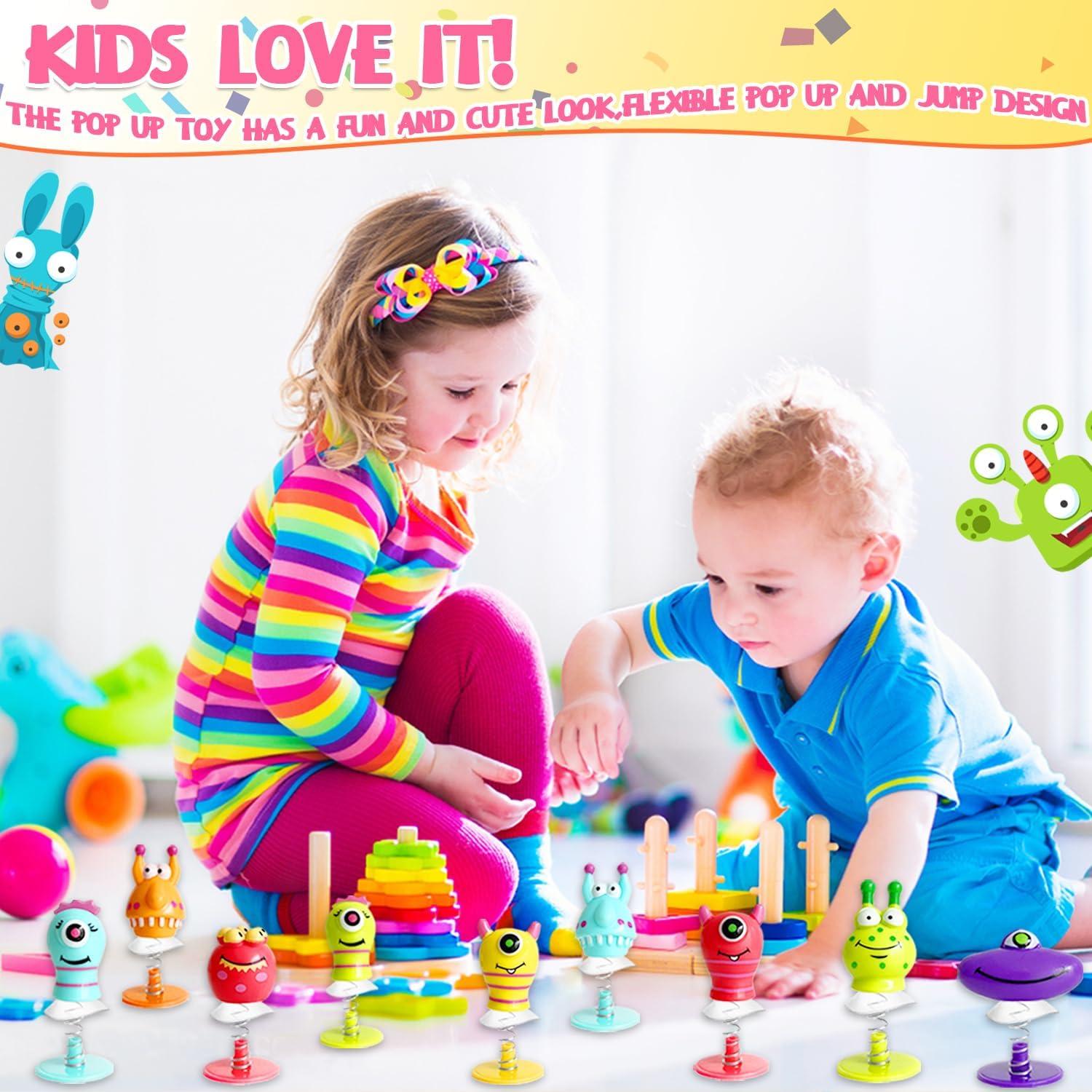 30 Juguetes Lanzadores de Primavera Monstruo Ojos Grandes