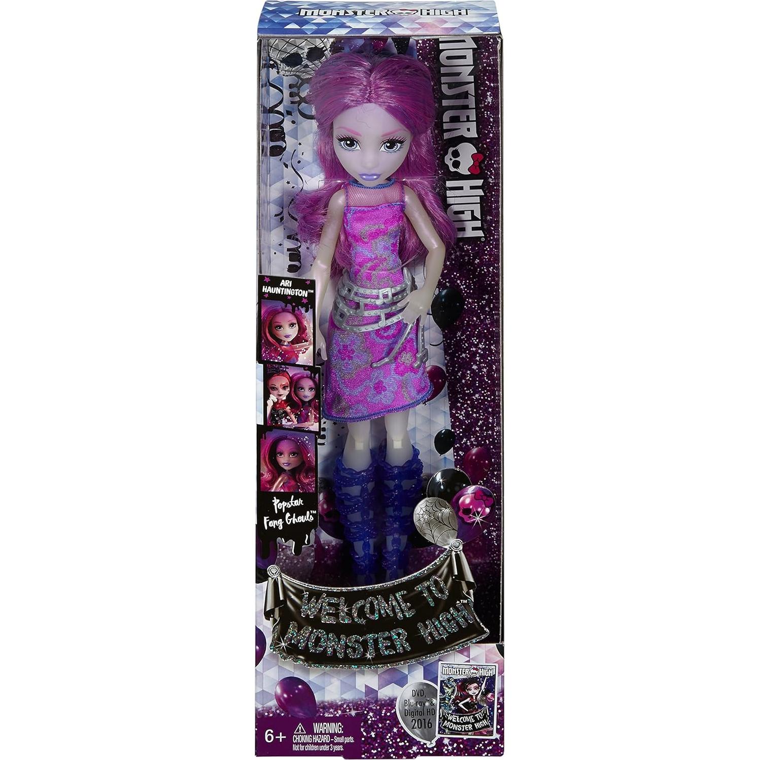 Muñeca Ari Hauntington Monster High 32.39 cm - Fiesta