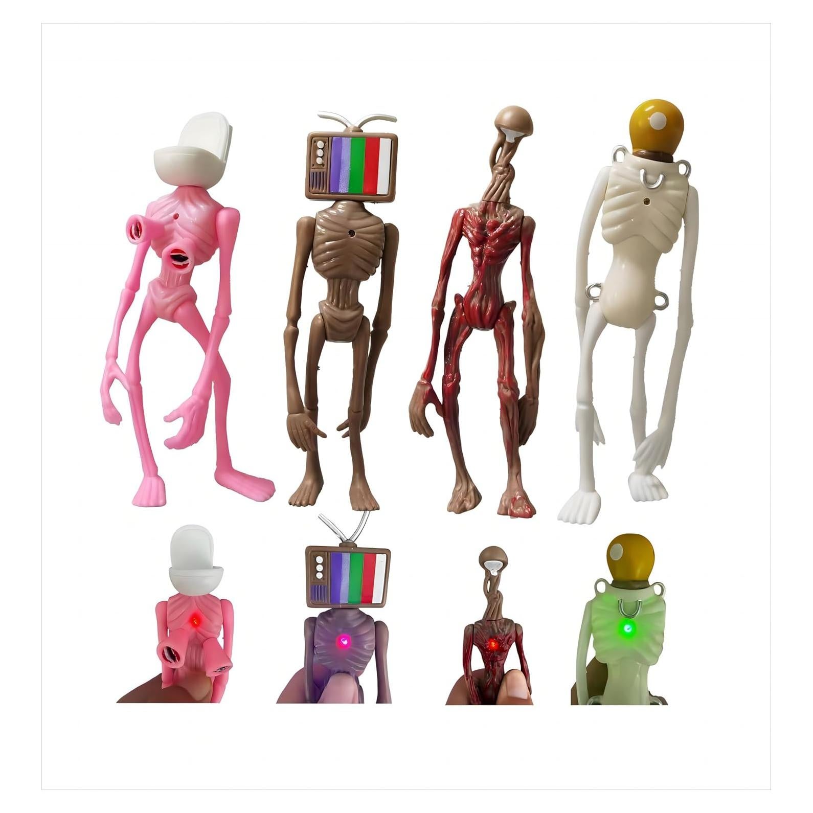 Set de 4 Figuras de Acción Siren Head EICHIMEOW 19.8 cm