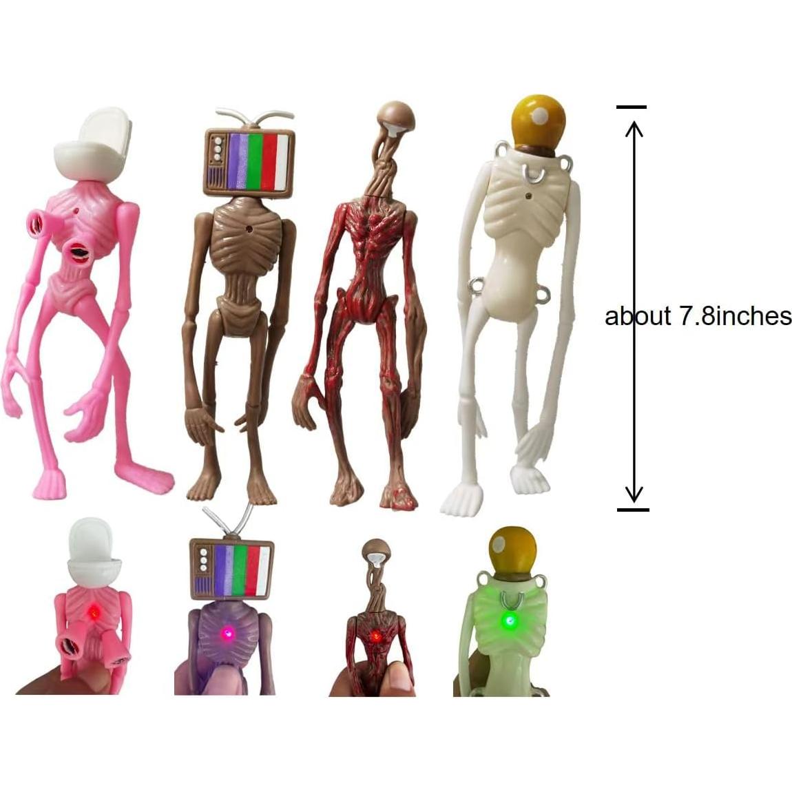 Set de 4 Figuras de Acción Siren Head EICHIMEOW 19.8 cm