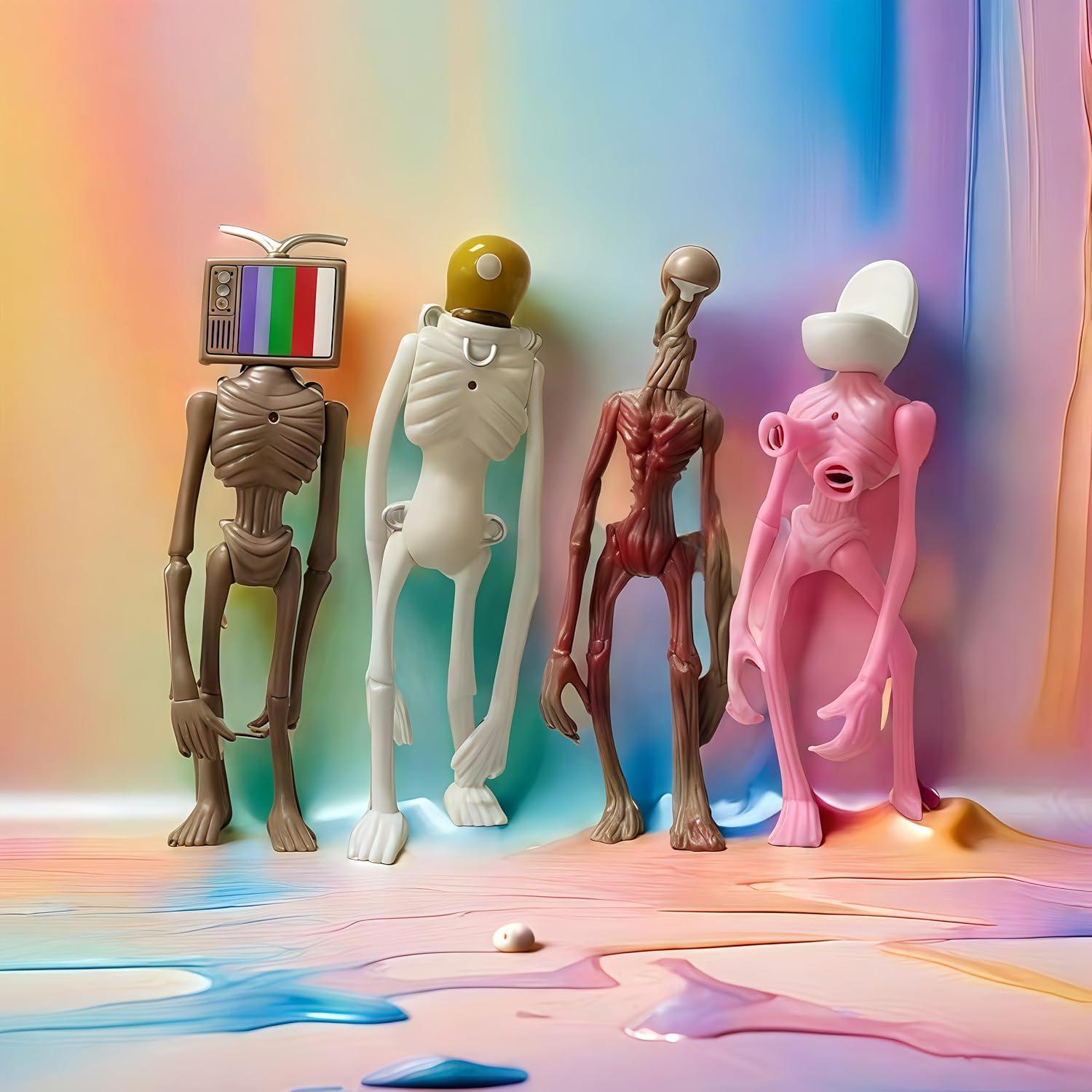 Set de 4 Figuras de Acción Siren Head EICHIMEOW 19.8 cm