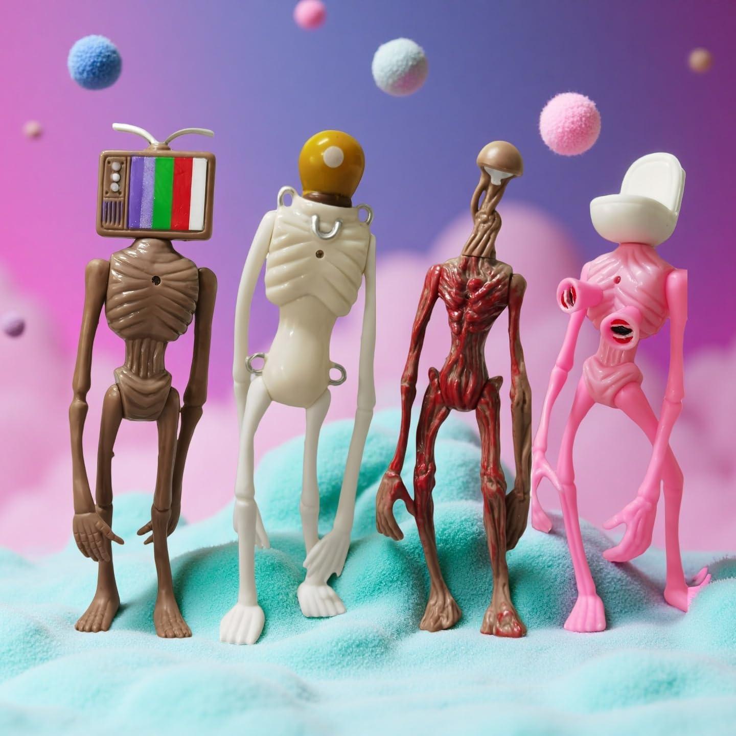 Set de 4 Figuras de Acción Siren Head EICHIMEOW 19.8 cm