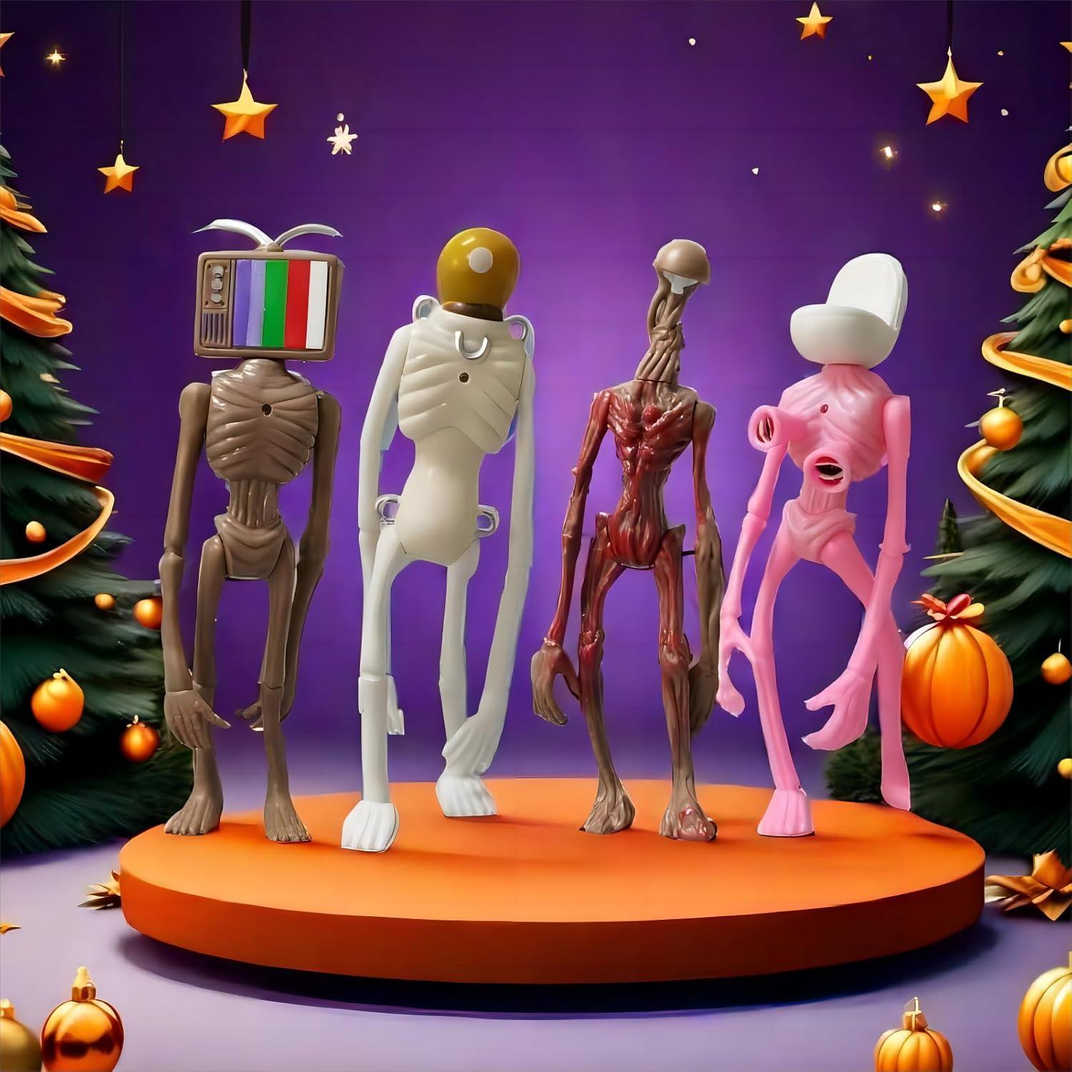 Set de 4 Figuras de Acción Siren Head EICHIMEOW 19.8 cm