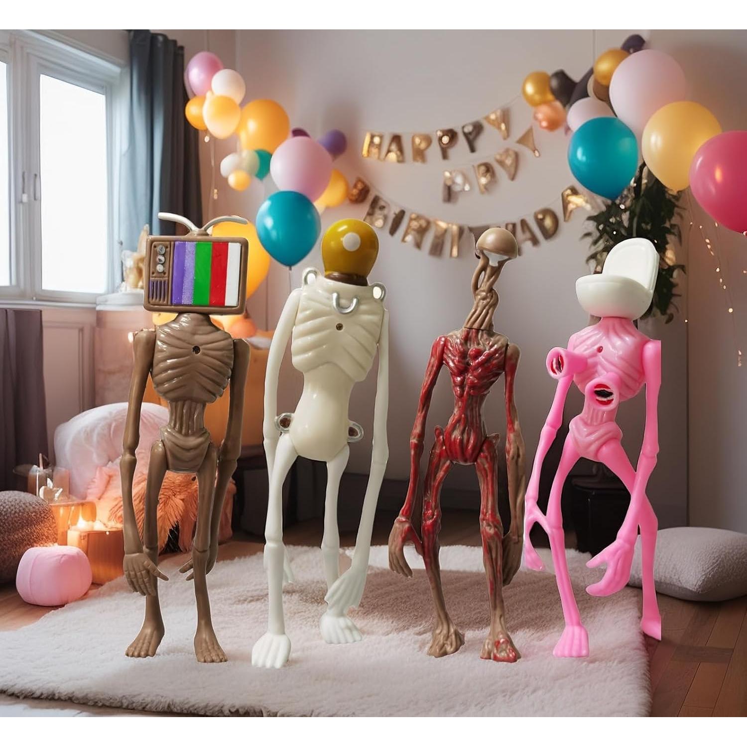 Set de 4 Figuras de Acción Siren Head EICHIMEOW 19.8 cm