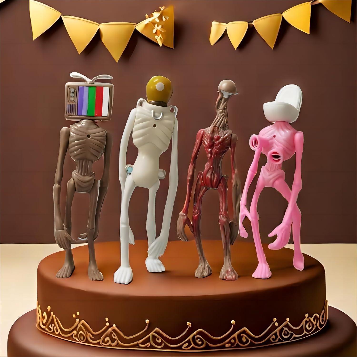 Set de 4 Figuras de Acción Siren Head EICHIMEOW 19.8 cm