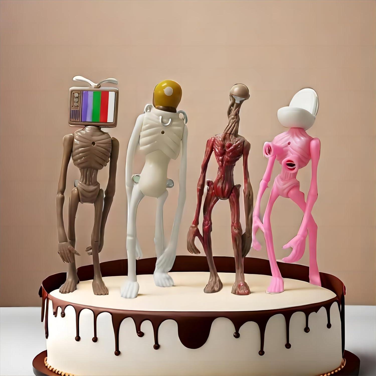 Set de 4 Figuras de Acción Siren Head EICHIMEOW 19.8 cm