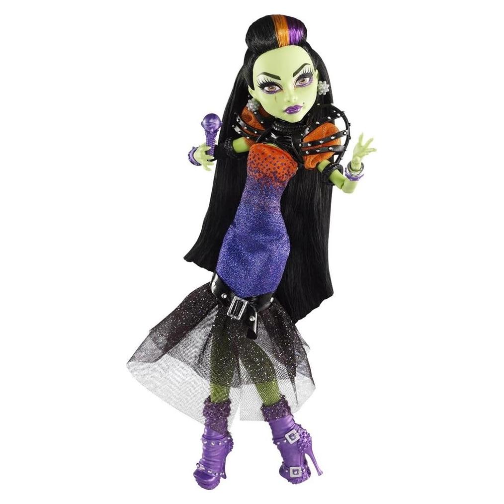 Muñeca Casta Fierce Monster High Mattel 32 cm con Micrófono