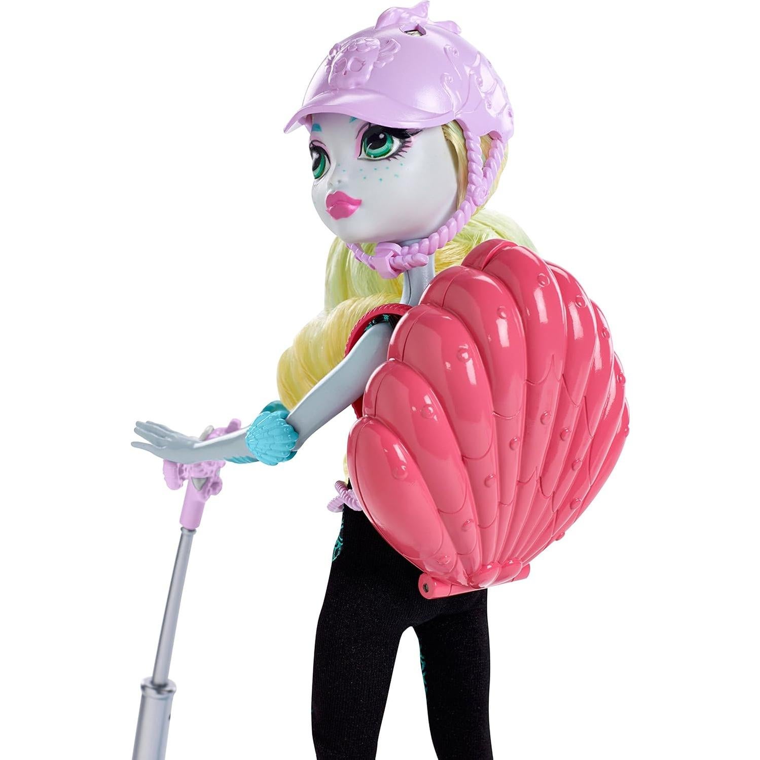 Scooter Surf-To-Turf Monster High Lagoona Blue 33x7.6cm
