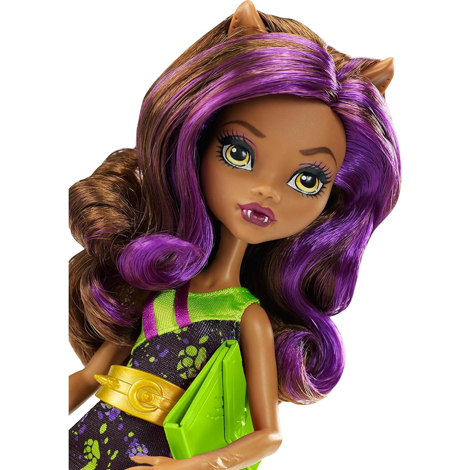 Muñeca Clawdeen Wolf con Taquilla Ghoul-La-La Monster High