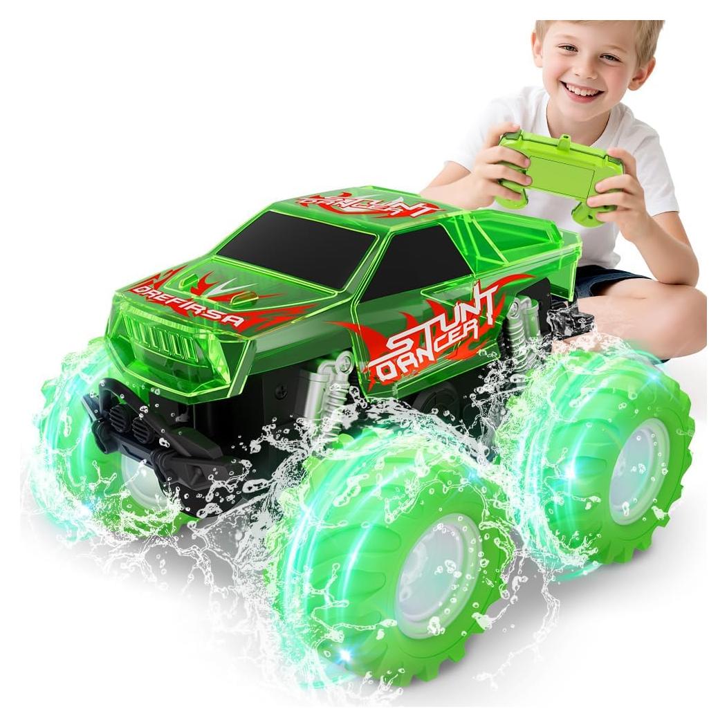 Camión Monstruo RC Drefirsa 4WD Impermeable Verde 0.73kg