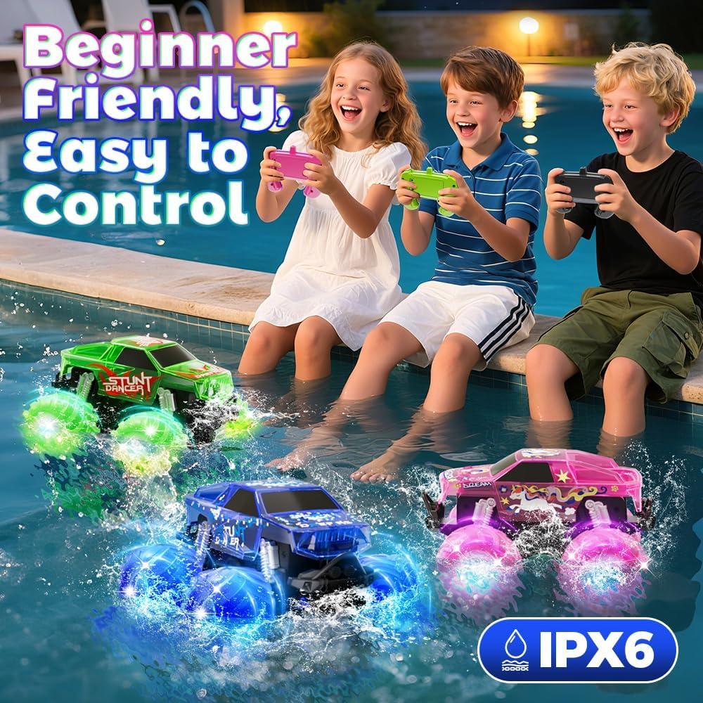 Camión Monstruo RC Drefirsa 4WD Impermeable Verde 0.73kg