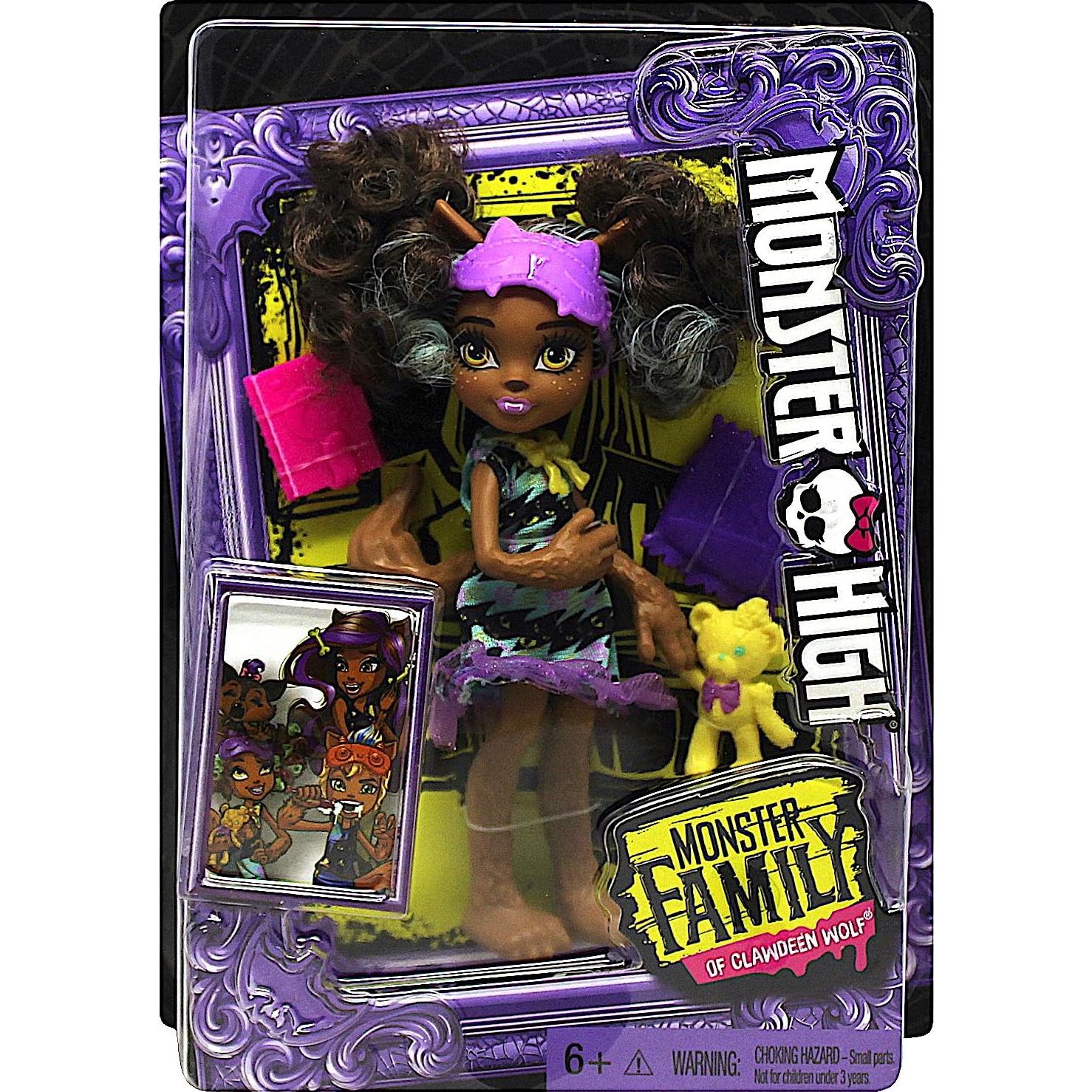Muñeca Pawla Wolf Monster High 13.97 cm con accesorios