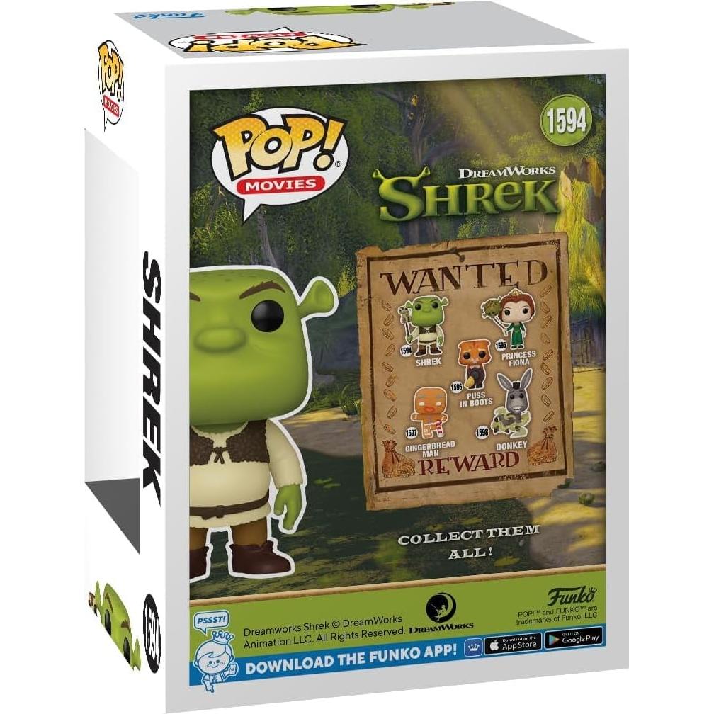 Figura de Vinilo Pop! Shrek 30 Aniversario DreamWorks 9.5cm