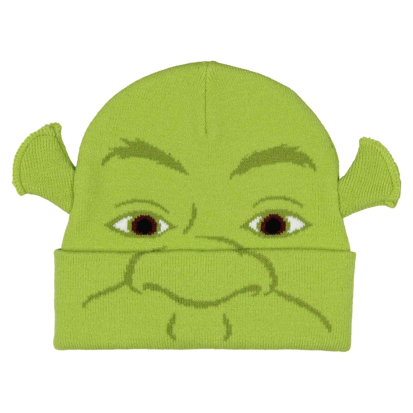 Gorro de disfraz Shrek Bioworld con orejas 3D - Talla única