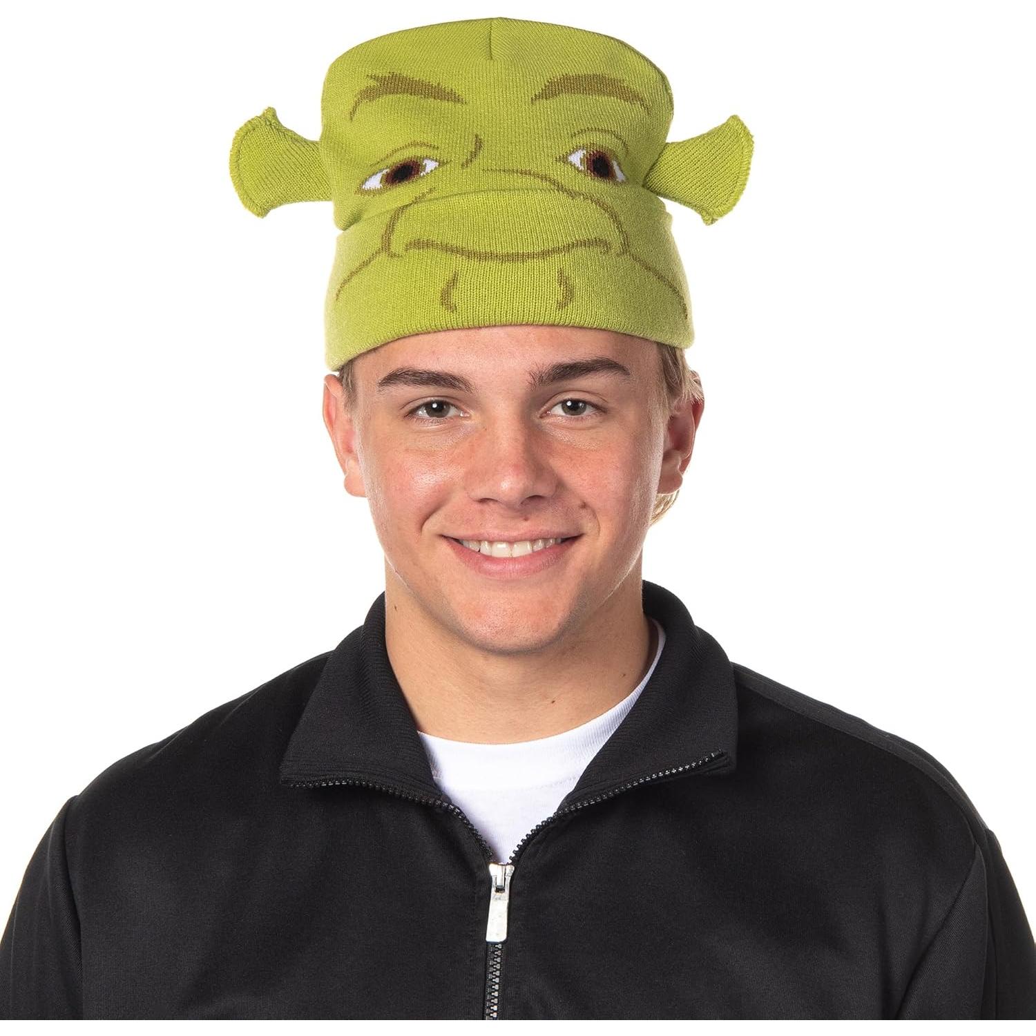 Gorro de disfraz Shrek Bioworld con orejas 3D - Talla única