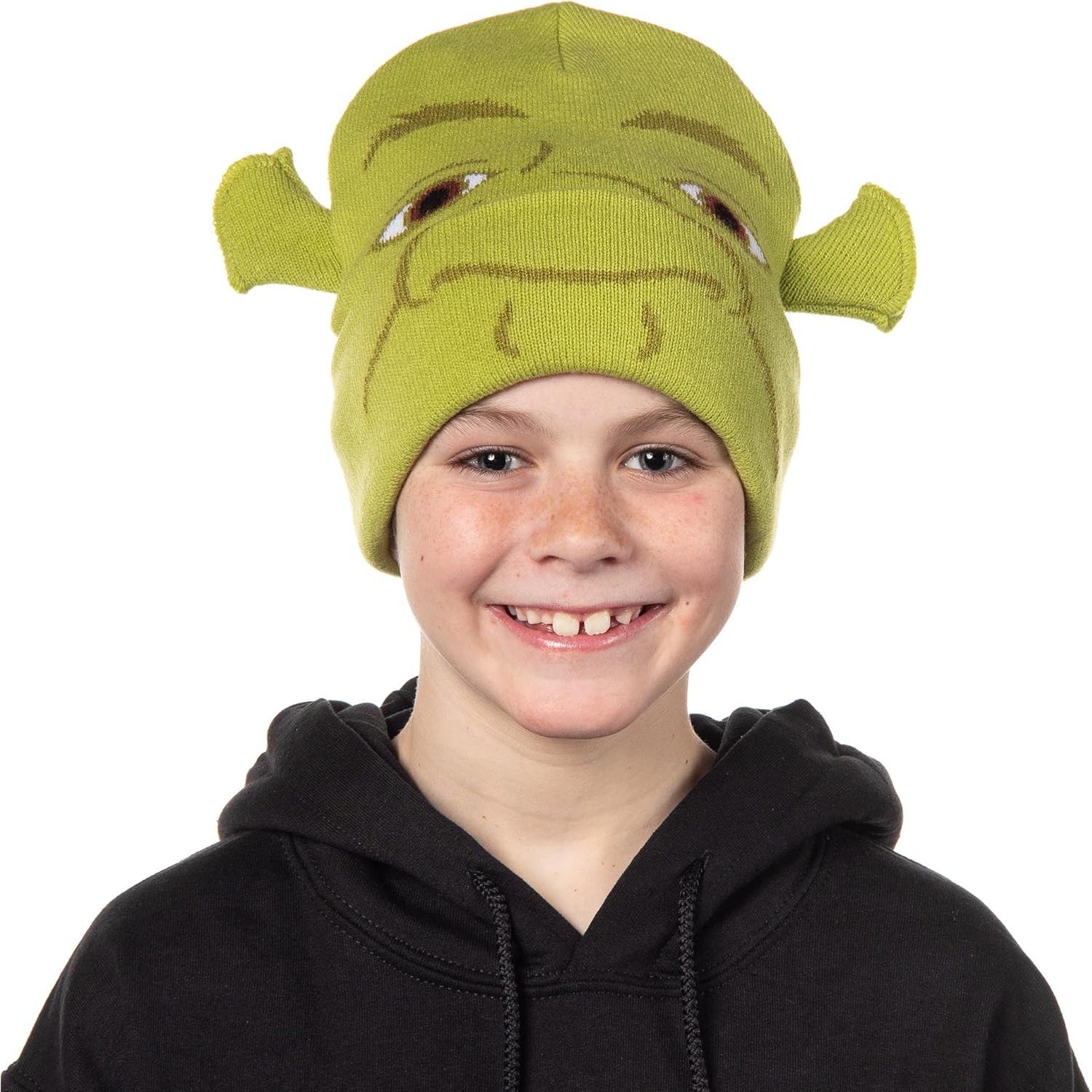 Gorro de disfraz Shrek Bioworld con orejas 3D - Talla única