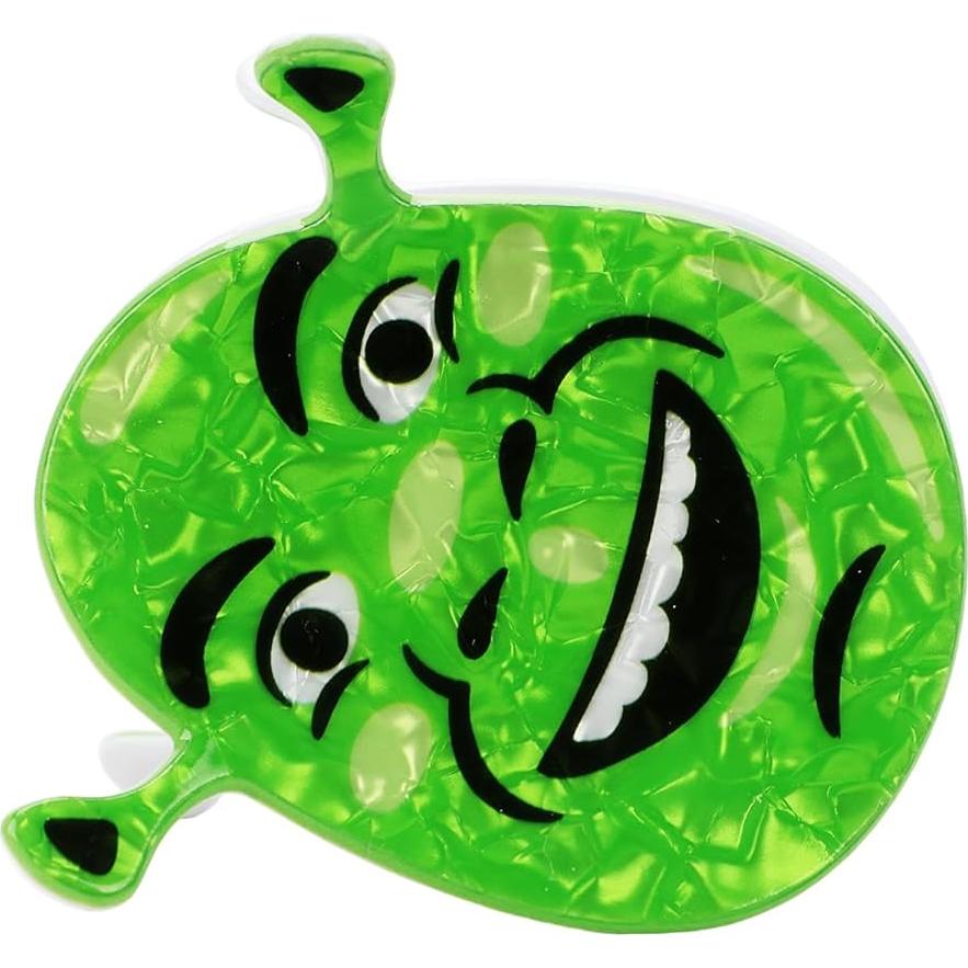Conjunto de Clips para Cabello Shrek 2 Piezas Diseño Único