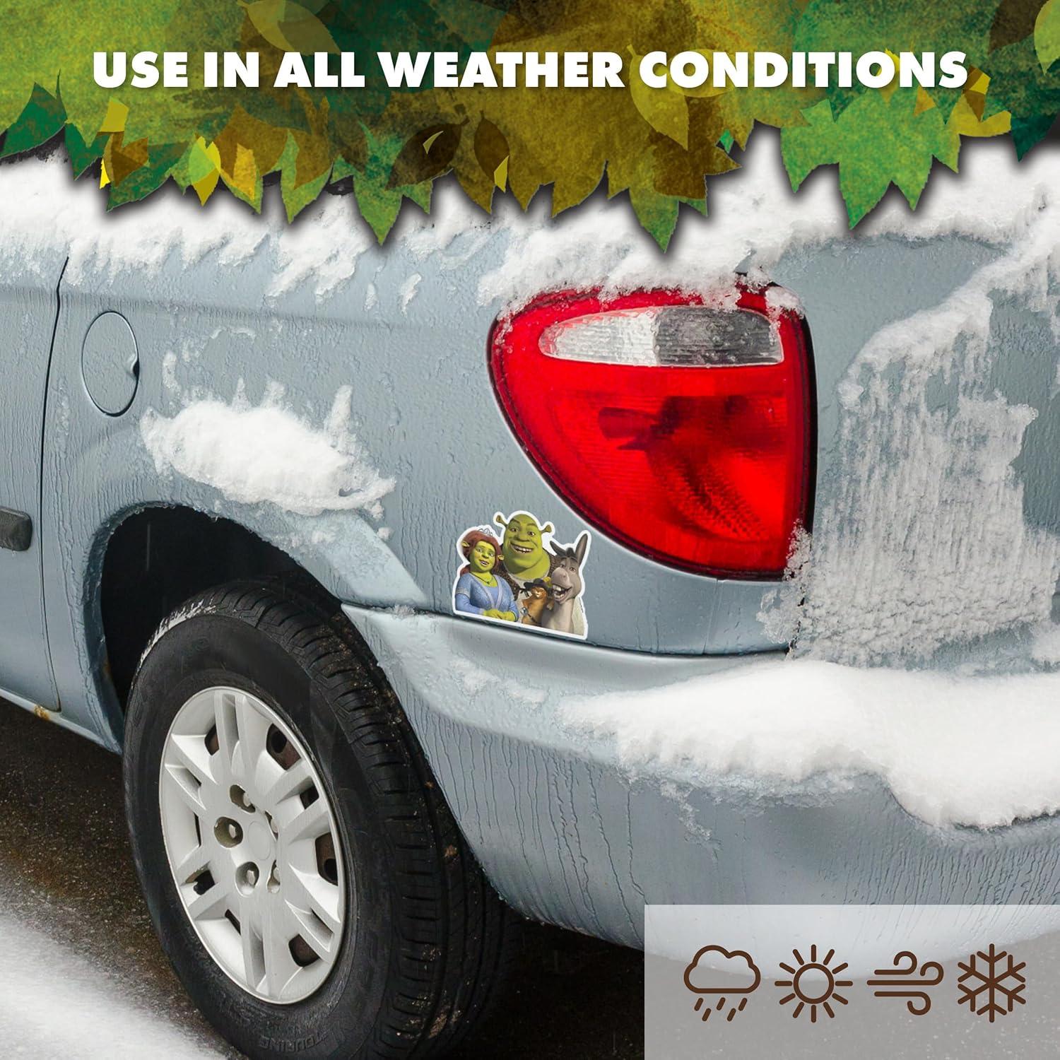 Calcomanías de Vinilo Shrek - Juego de 2 Resistentes al Agua