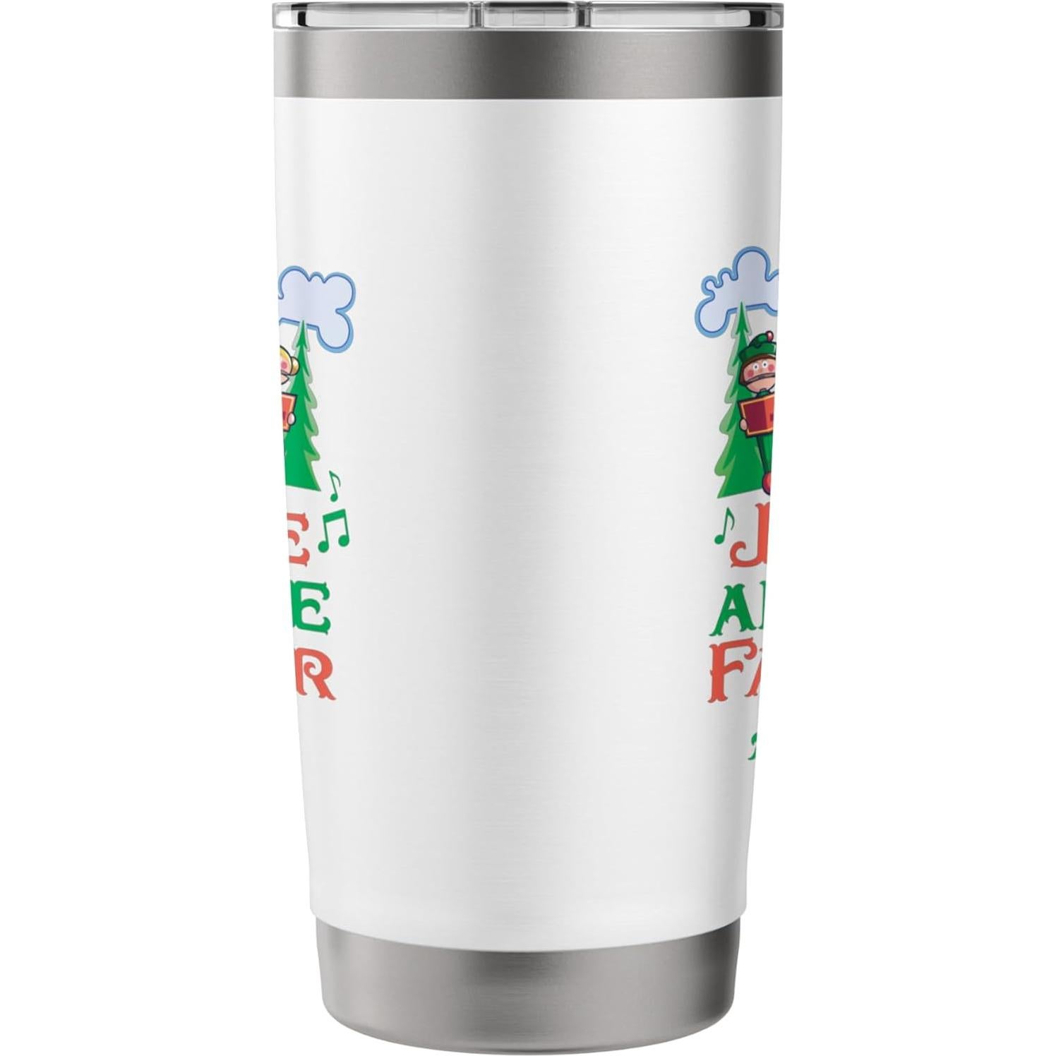 Vaso Térmico Shrek 20 Oz Acero Inoxidable Aislado Blanco