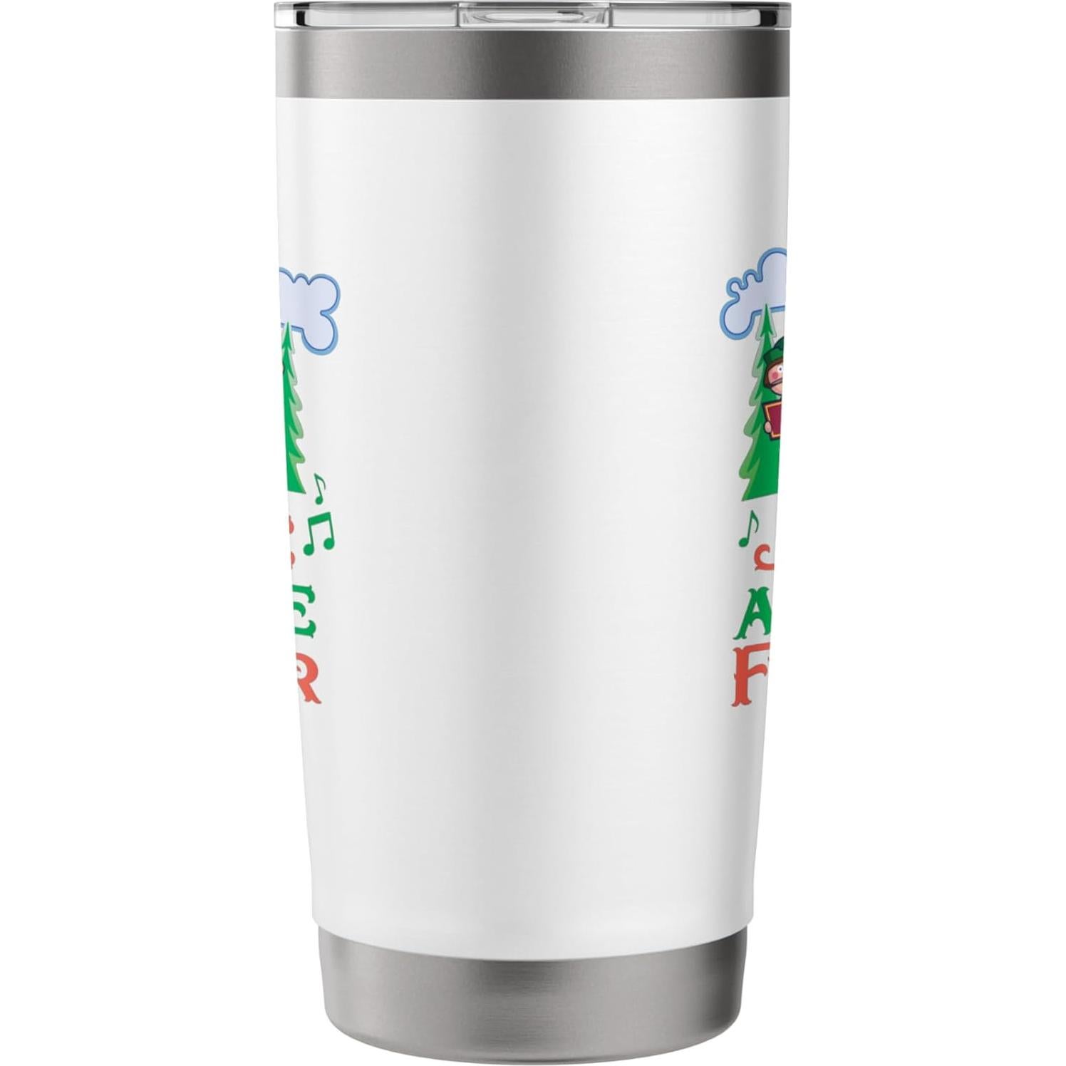 Vaso Térmico Shrek 20 Oz Acero Inoxidable Aislado Blanco