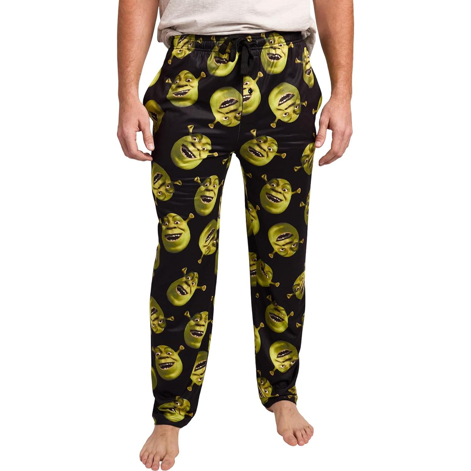 Pantalón de Pijama para Dormir Shrek Hombre Bioworld Multicolor