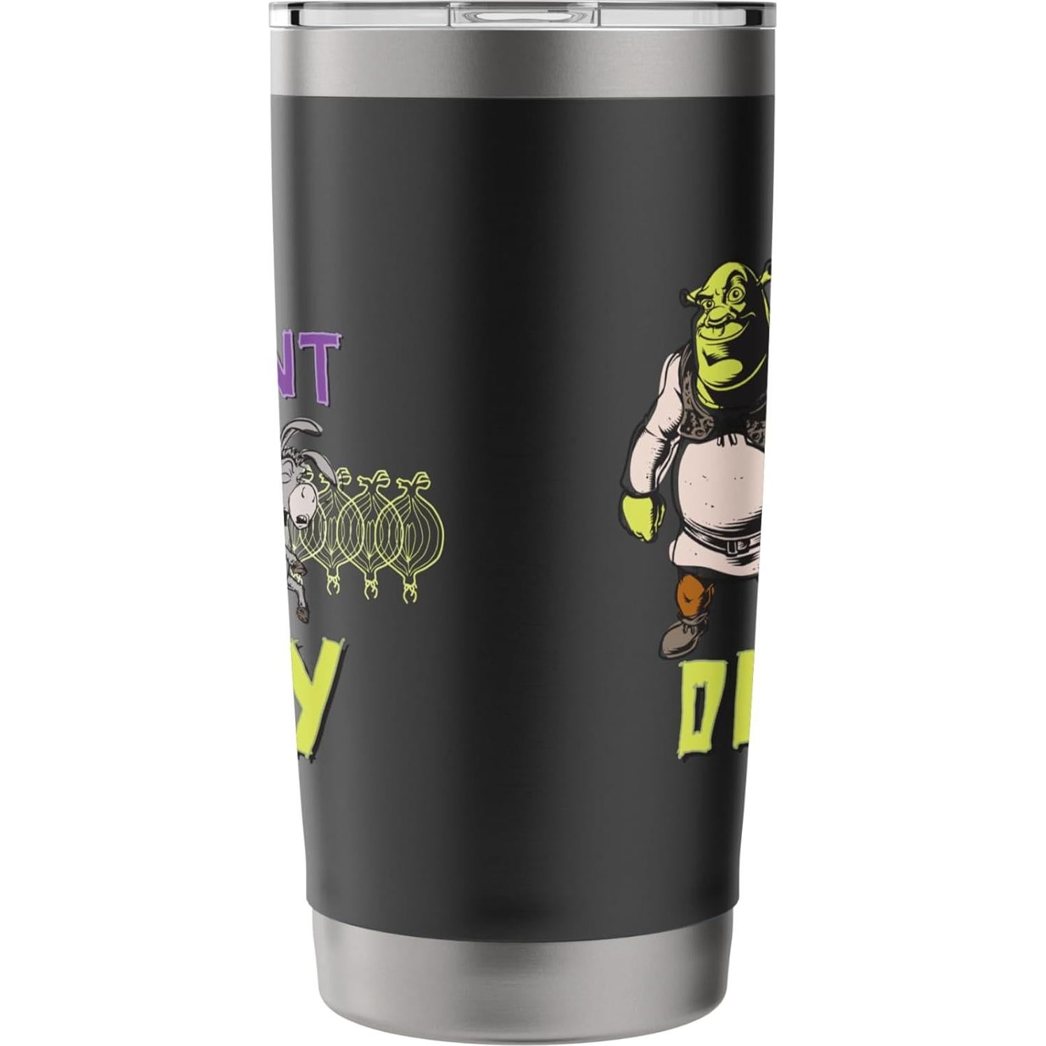 Vaso Térmico Acero Inoxidable Shrek 591 ml Aislado