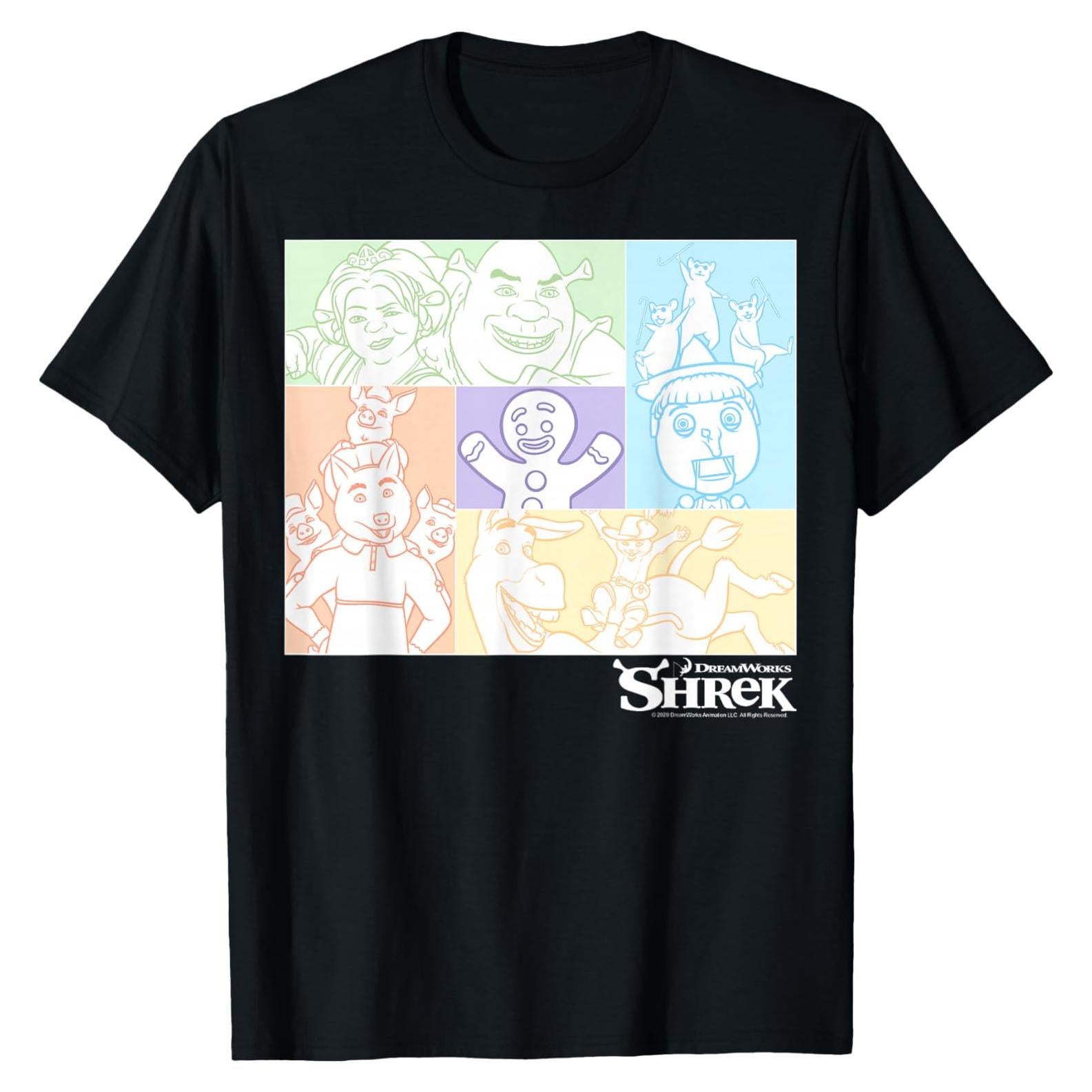 Camiseta de caja pastel Shrek para hombres - Ropa oficial