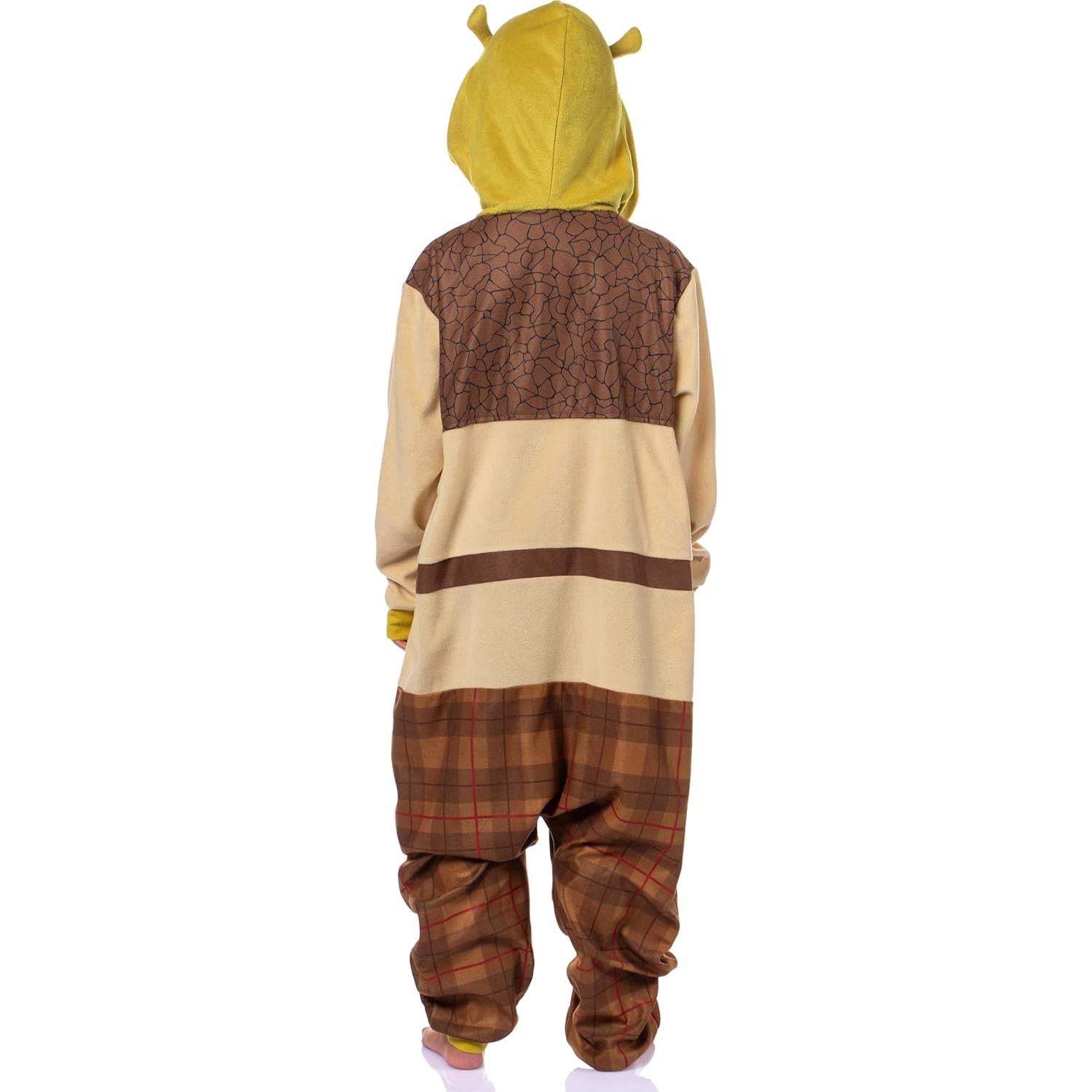 Pijama de Una Pieza Shrek para Niños Intimo con Capucha