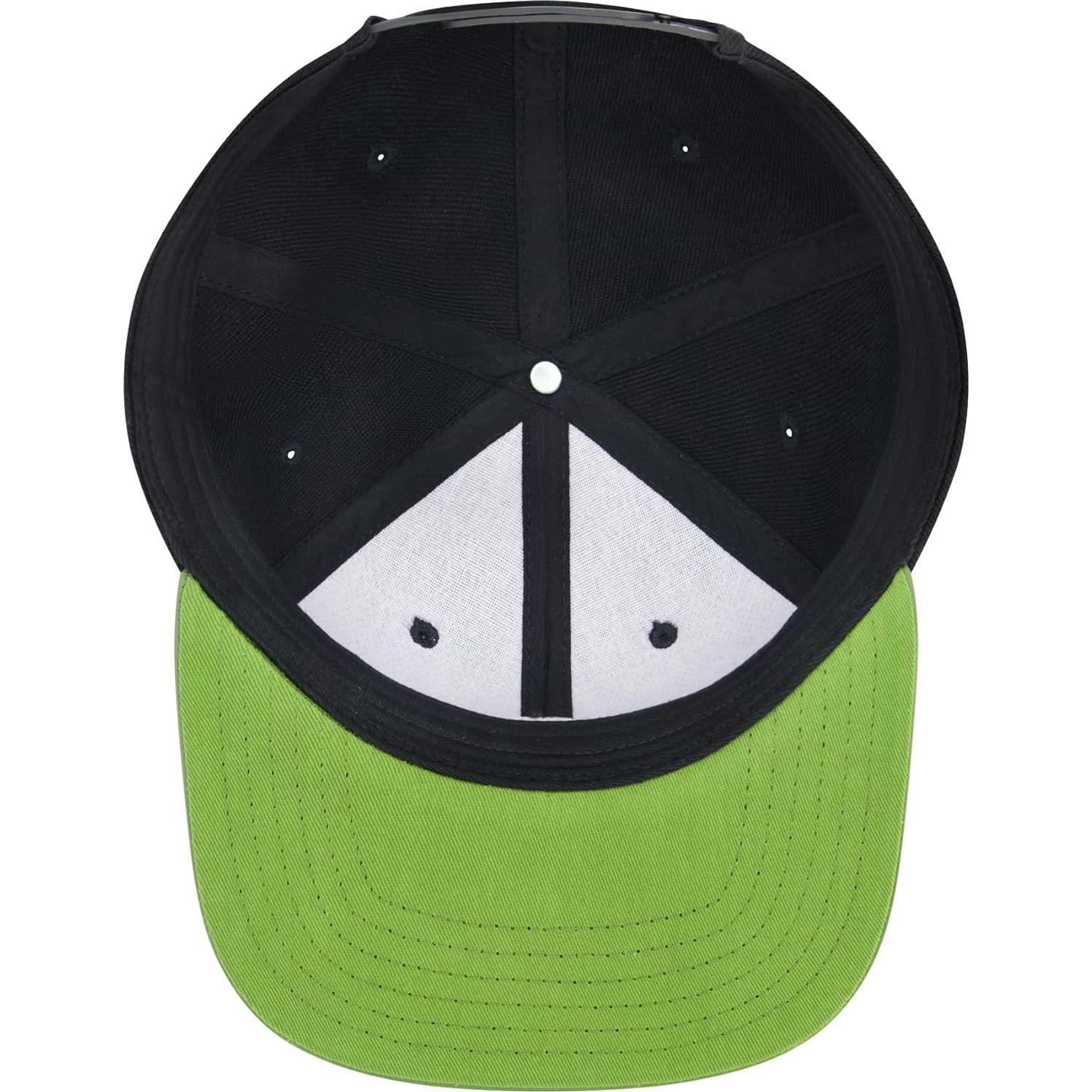 Gorra Snapback Shrek Unisex Ajustable Negra con Parche