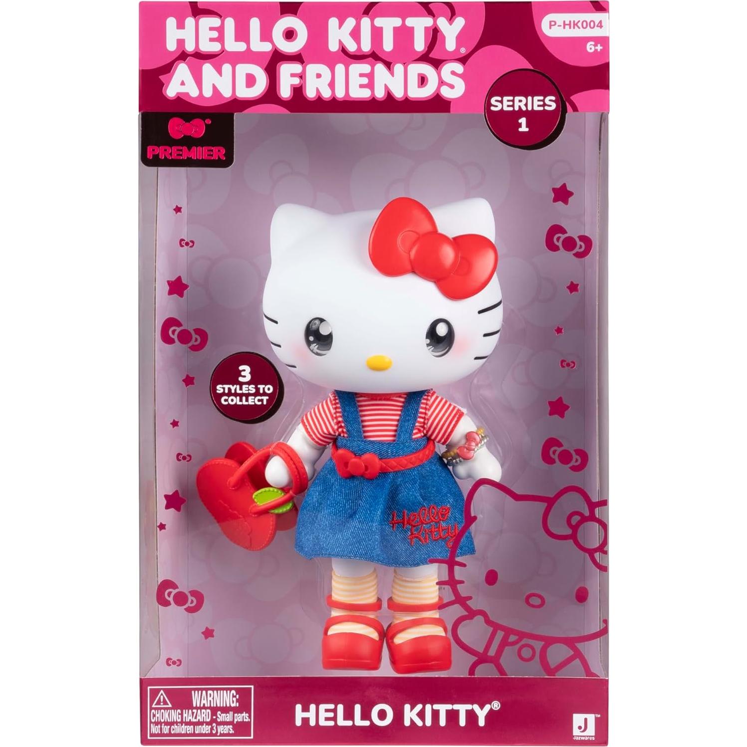 Figura Articulada Hola Kitty 19 cm con Accesorios - Sanrio