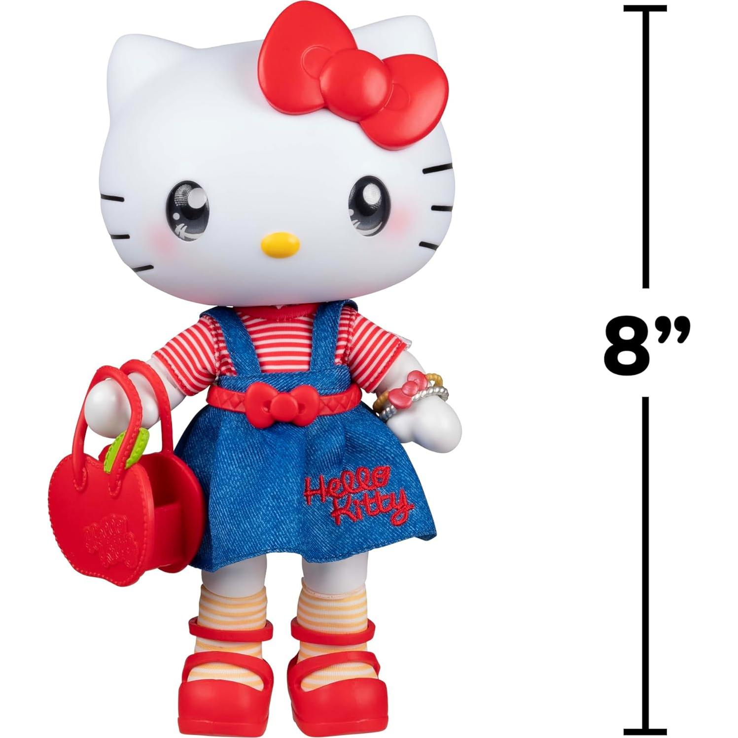Figura Articulada Hola Kitty 19 cm con Accesorios - Sanrio