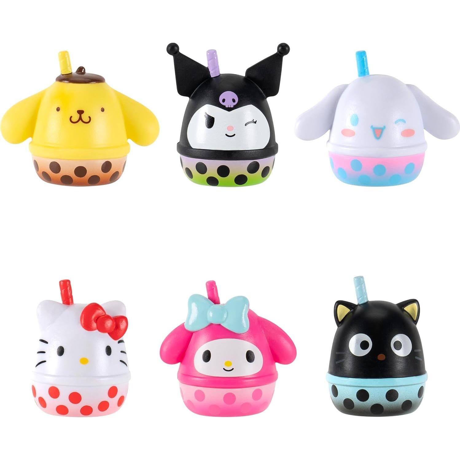 Squish-a-longs Hello Kitty Boba Mini-Squish 6-Pack