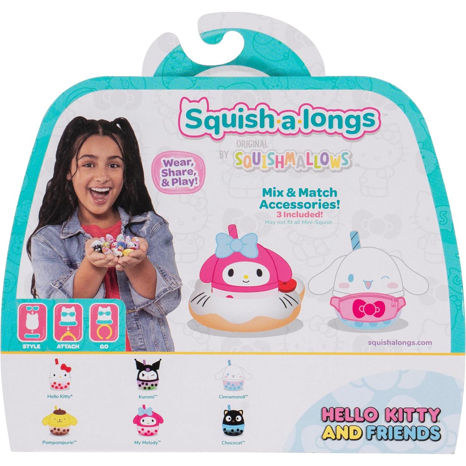 Squish-a-longs Hello Kitty Boba Mini-Squish 6-Pack