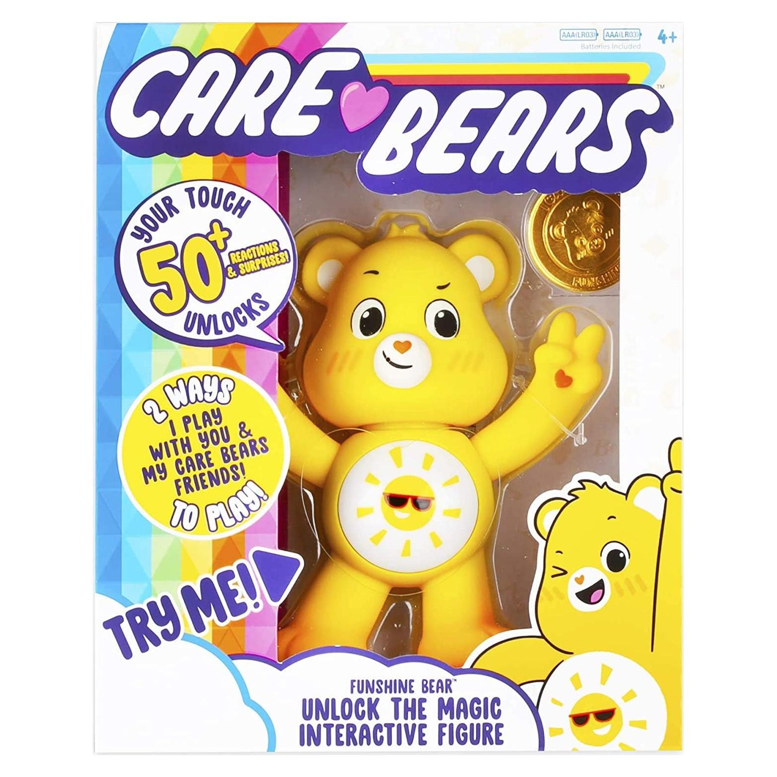 Figura Interactiva Care Bears Oso Funshine 12.7cm