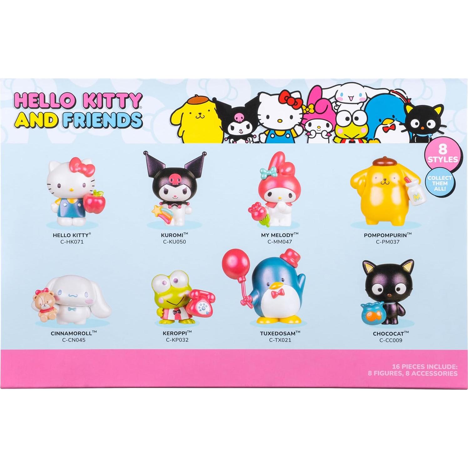 Figuras de 2" Hello Kitty y Amigos Jazwares - Paquete de 8