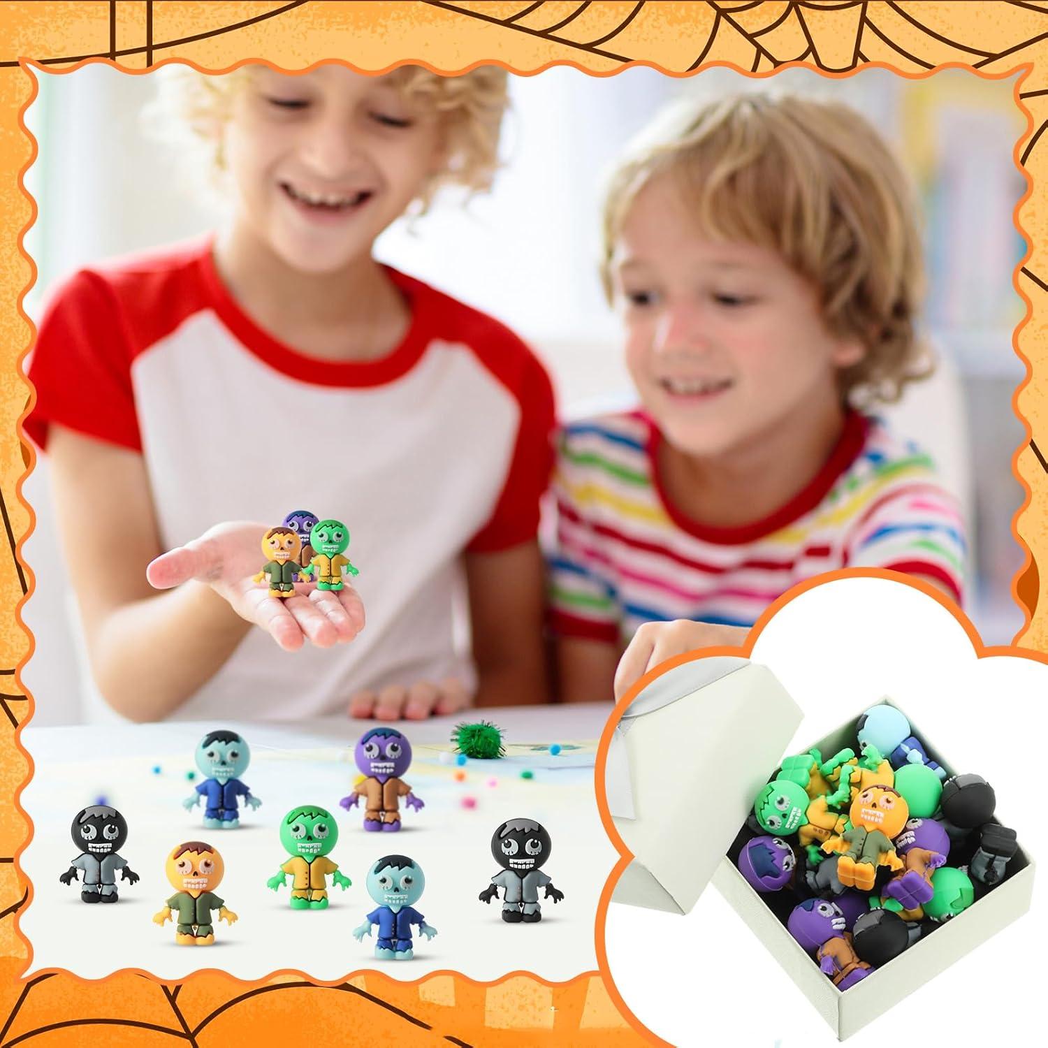 120 Figuras Mini Zombis PVC VioraWhite para Decoración Halloween