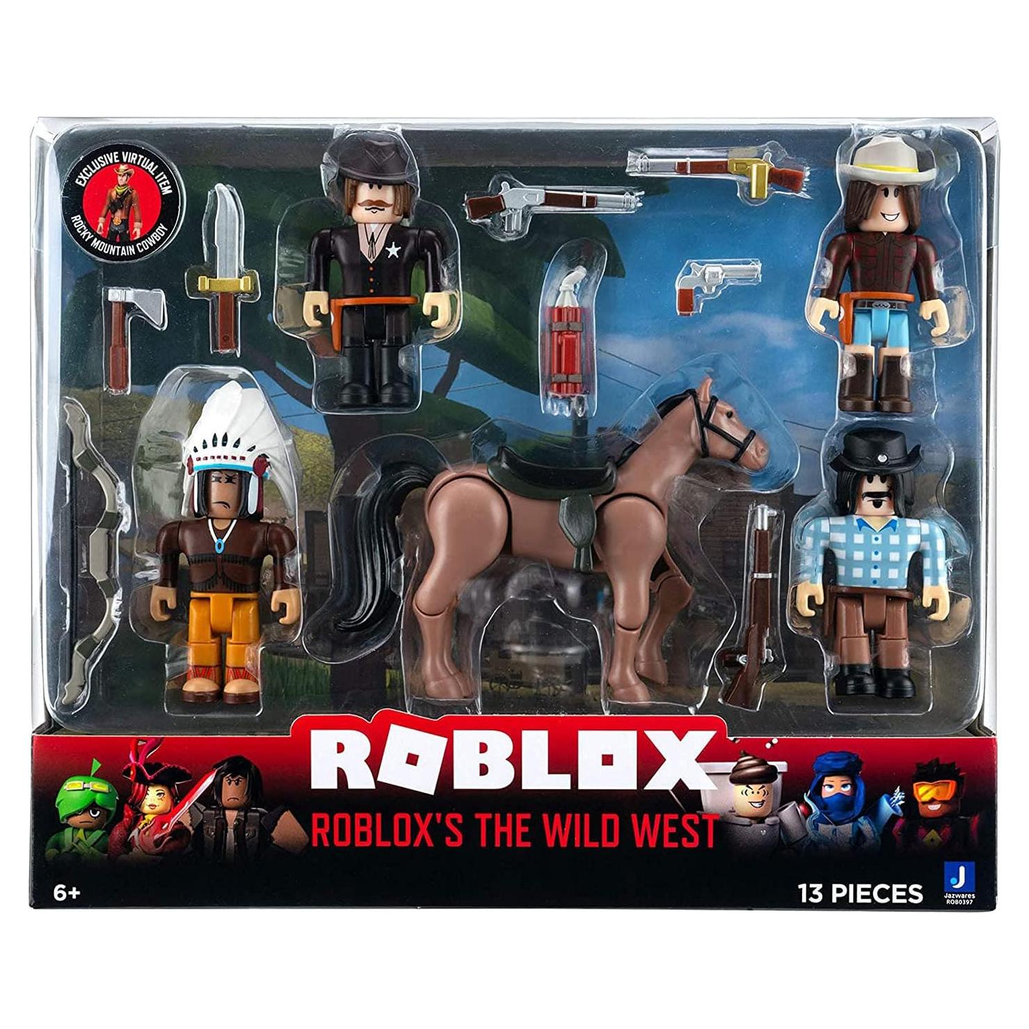 Figuras de Acción Roblox Viejo Oeste - Paquete 5 Piezas