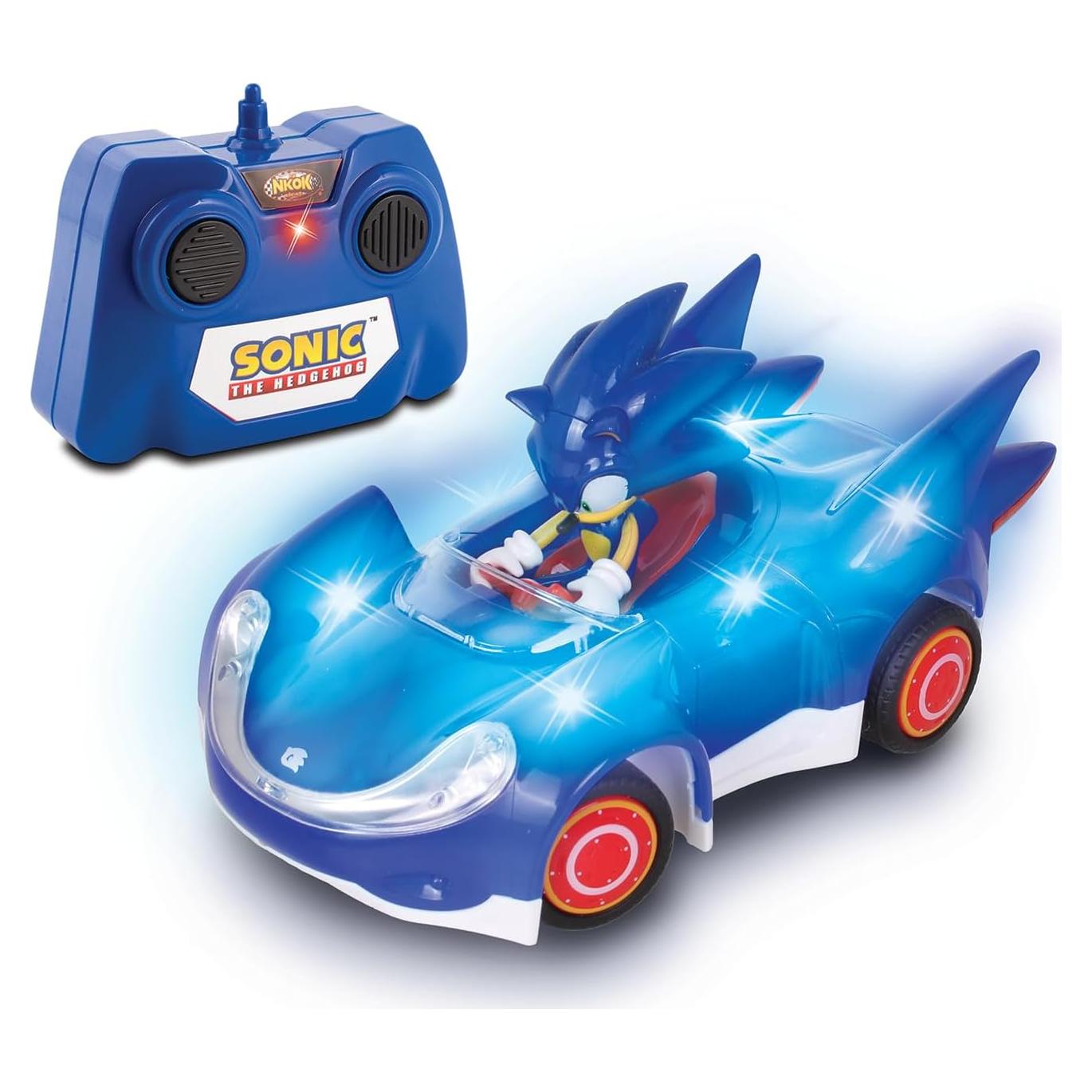 Auto RC Sonic Glow Racer NKOK 1:28 LED Listo para Correr