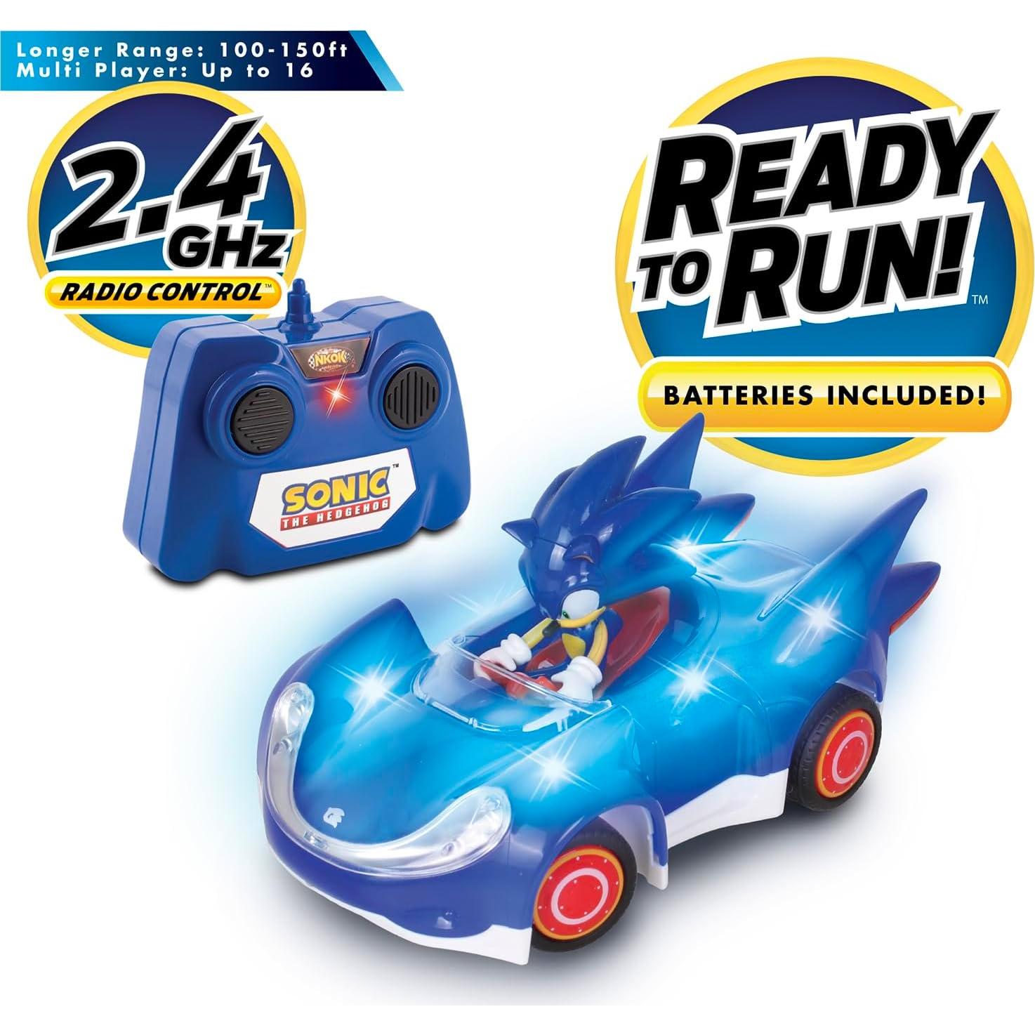 Auto RC Sonic Glow Racer NKOK 1:28 LED Listo para Correr
