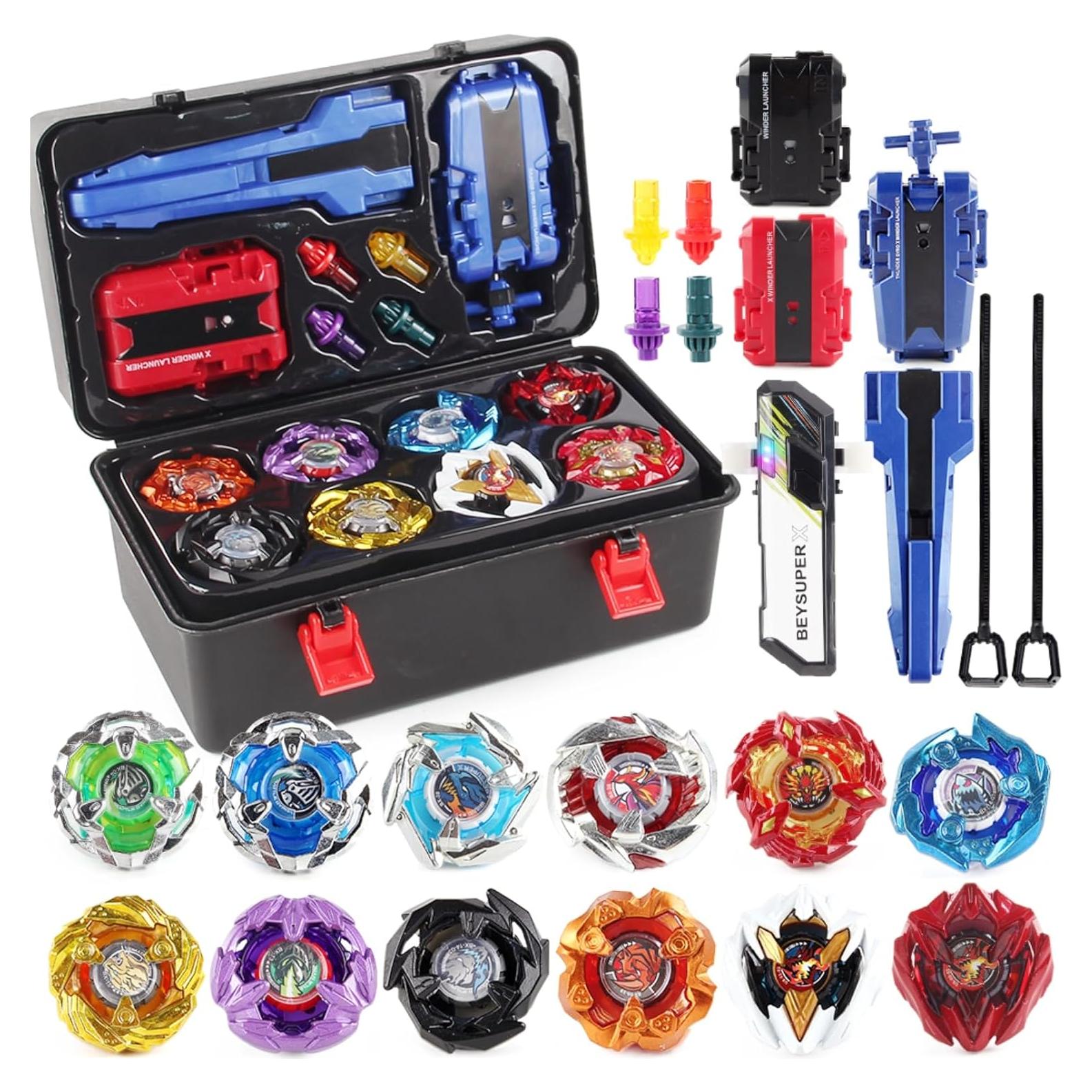 Conjunto de Tops de Batalla Metal Fusion EDWARD GOME 12 Giros