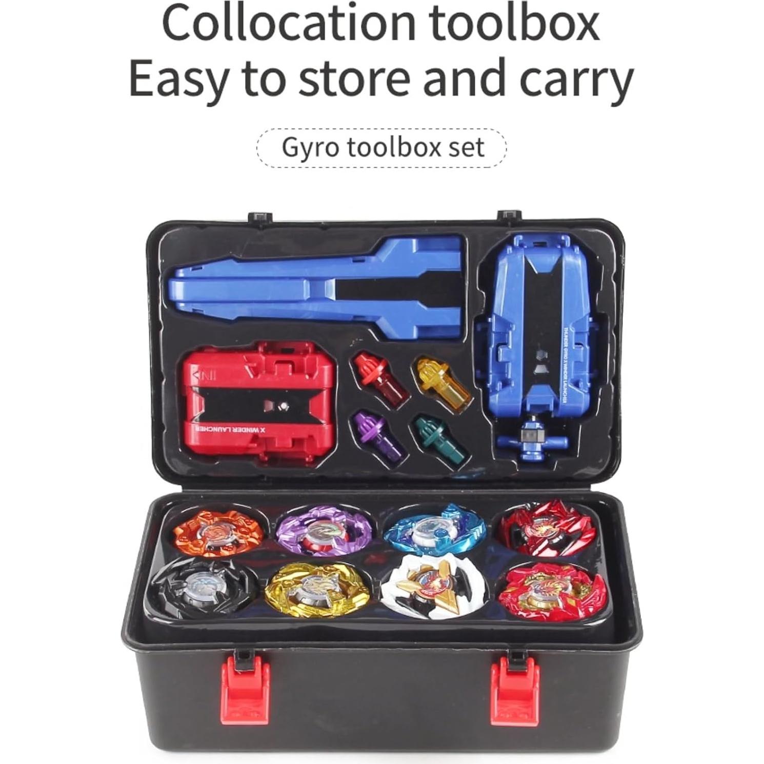 Conjunto de Tops de Batalla Metal Fusion EDWARD GOME 12 Giros