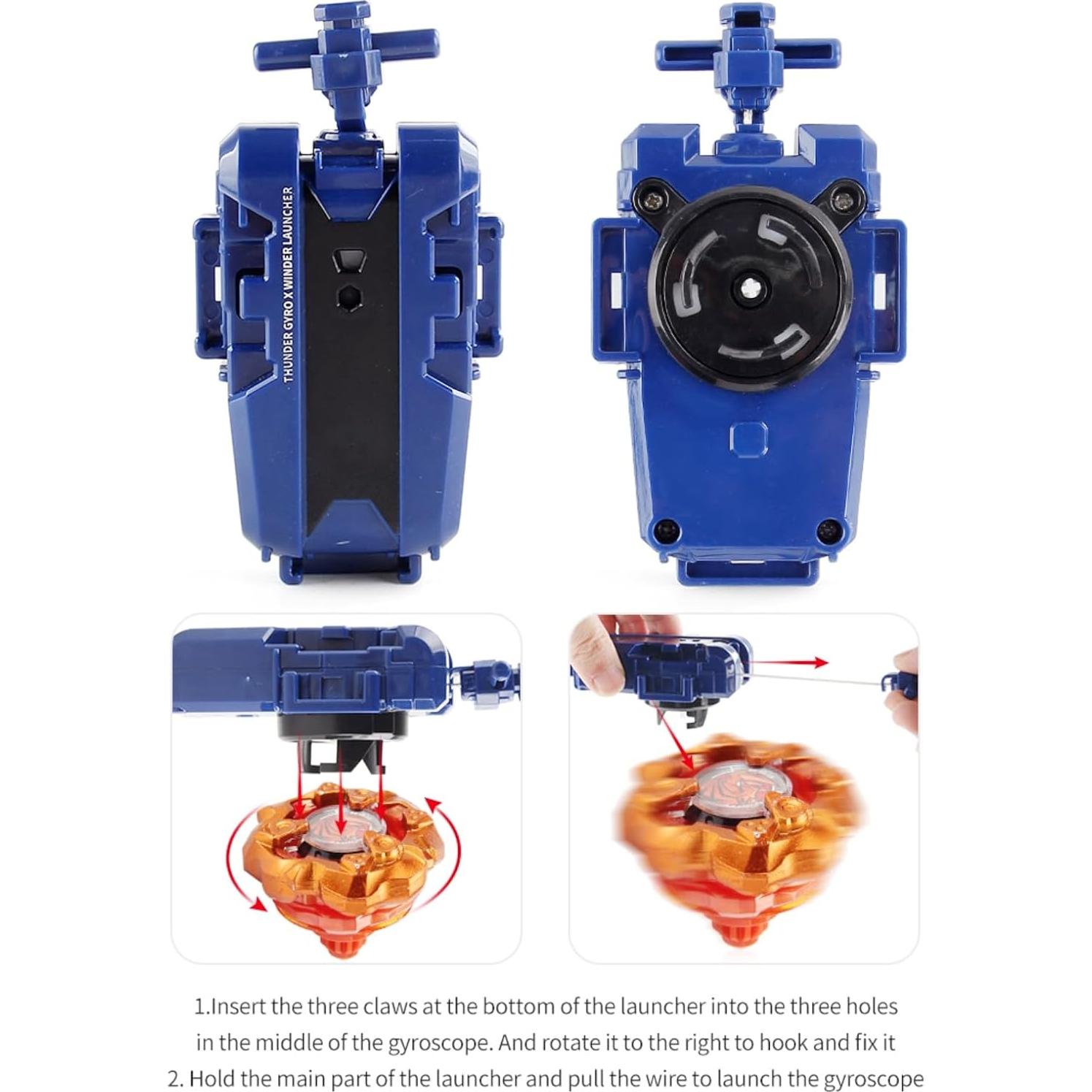 Conjunto de Tops de Batalla Metal Fusion EDWARD GOME 12 Giros