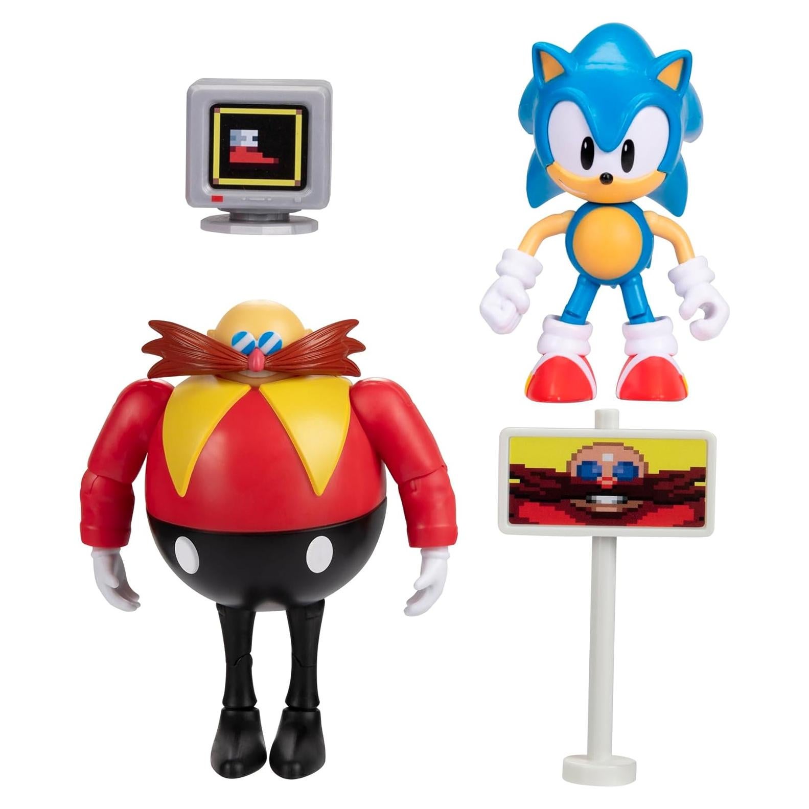 Figuras de Acción Sonic The Hedgehog 2 Piezas 8.26x17.78 cm