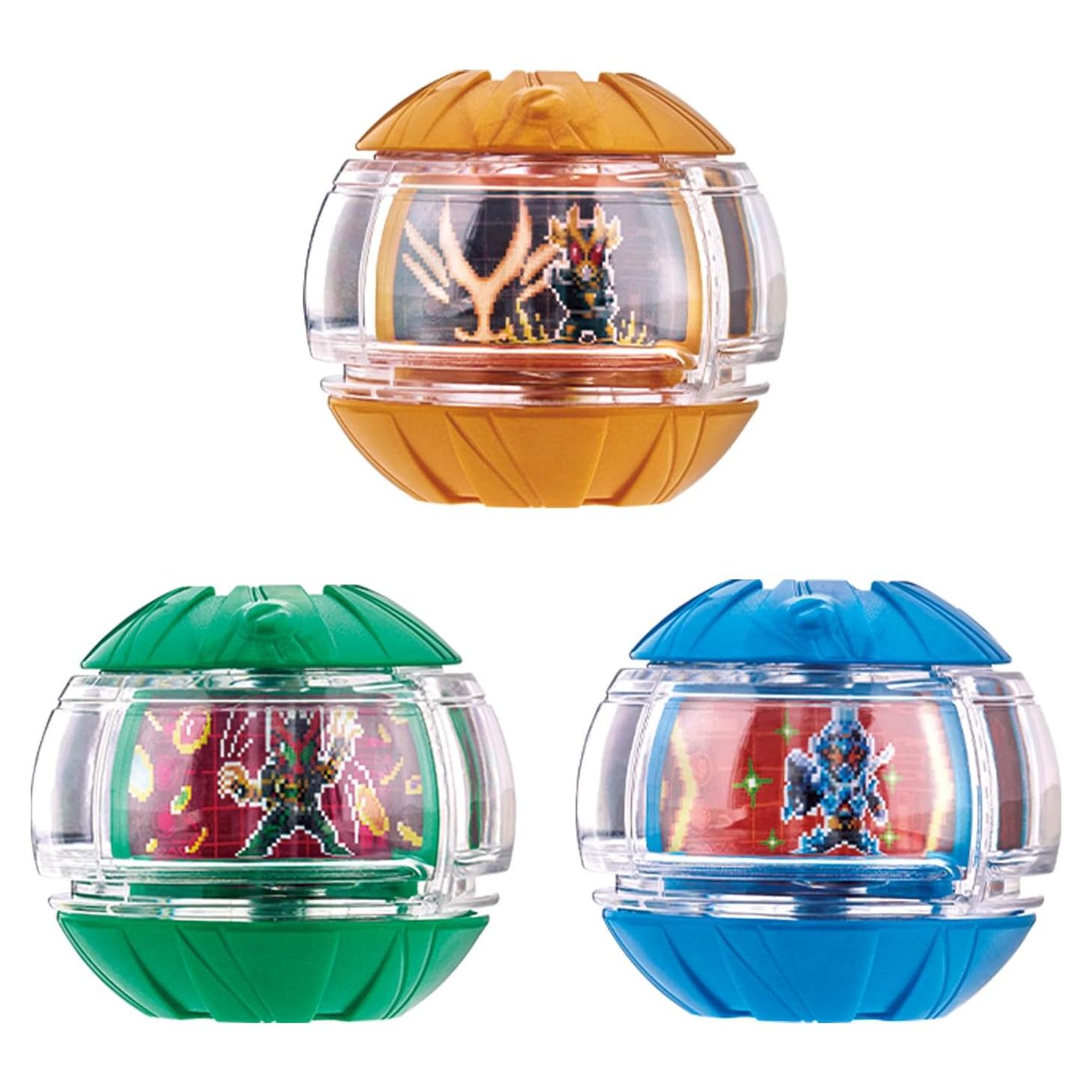 Cápsulas Legend Rider DX Zetz 02 Bandai - Agito, Oz, Gotchard