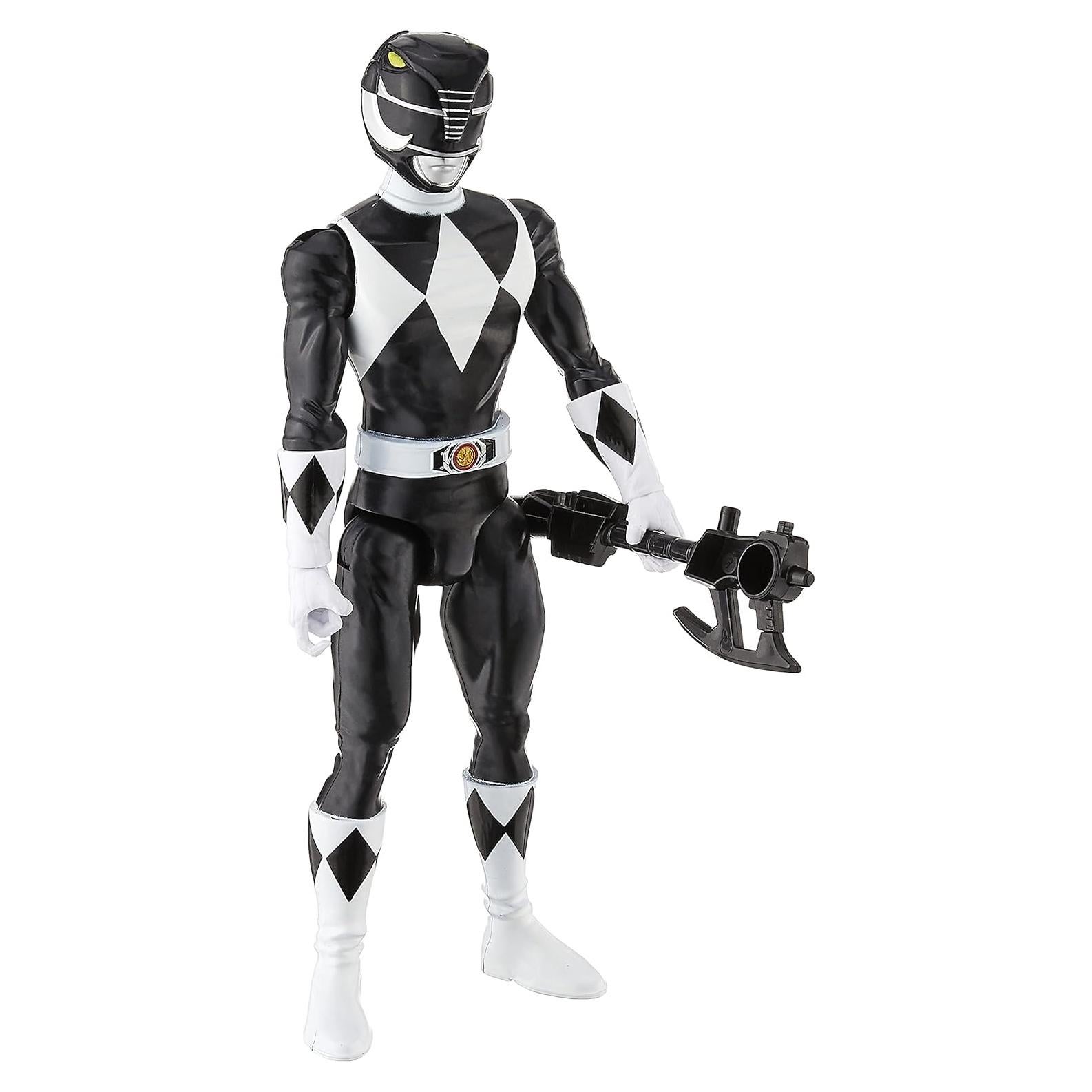 Figura de acción Black Ranger 30 cm Hasbro con Power Axe