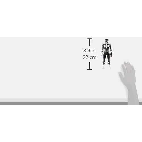 Figura de acción Black Ranger 30 cm Hasbro con Power Axe