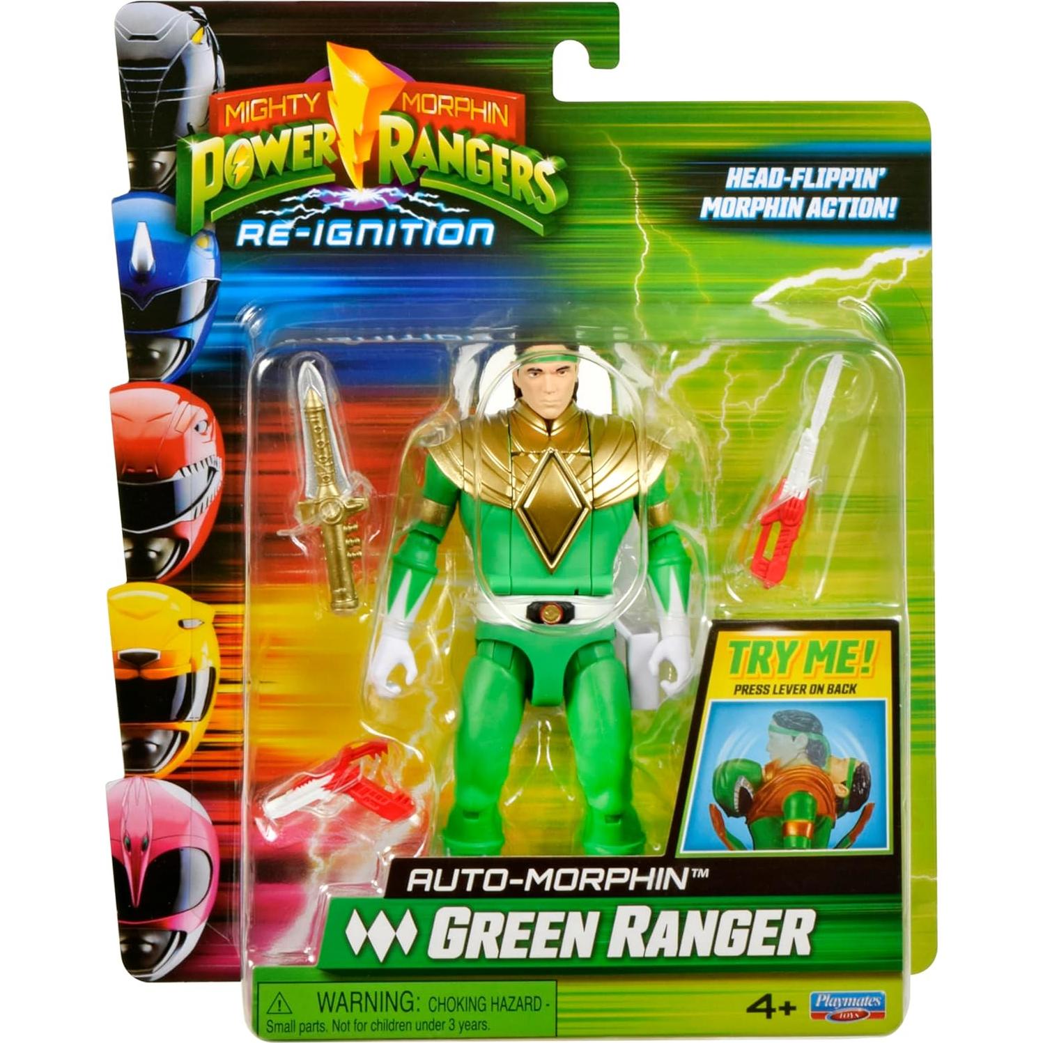 Figura de Acción Power Rangers Re-Ignition Ranger Verde 15.24 cm