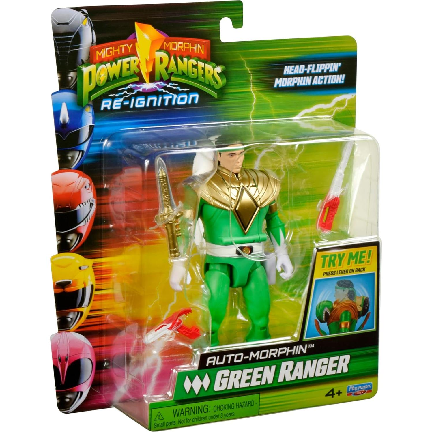 Figura de Acción Power Rangers Re-Ignition Ranger Verde 15.24 cm